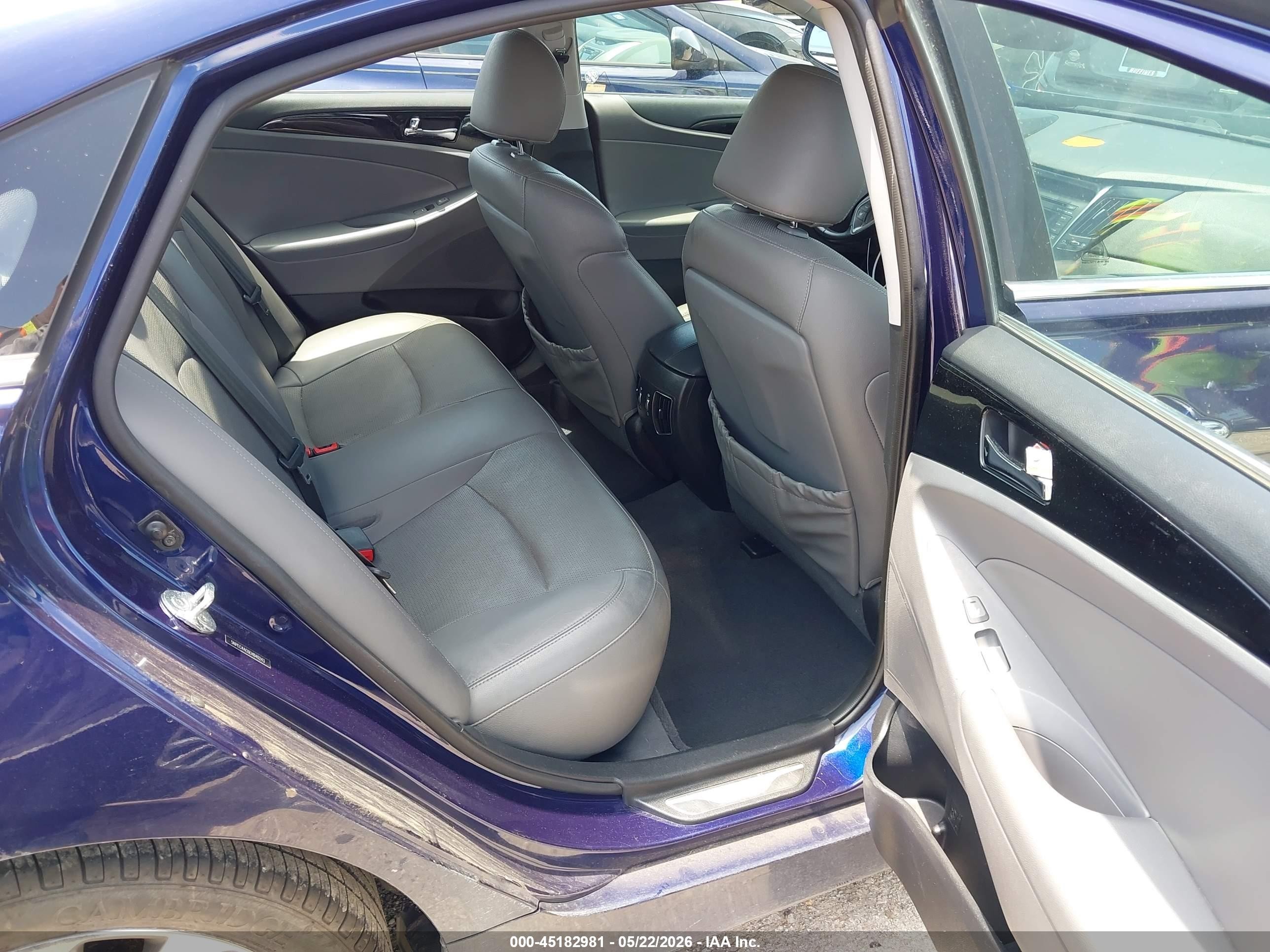 2014 Hyundai Sonata Limited Blue vin: 5NPEC4AC6EH840243