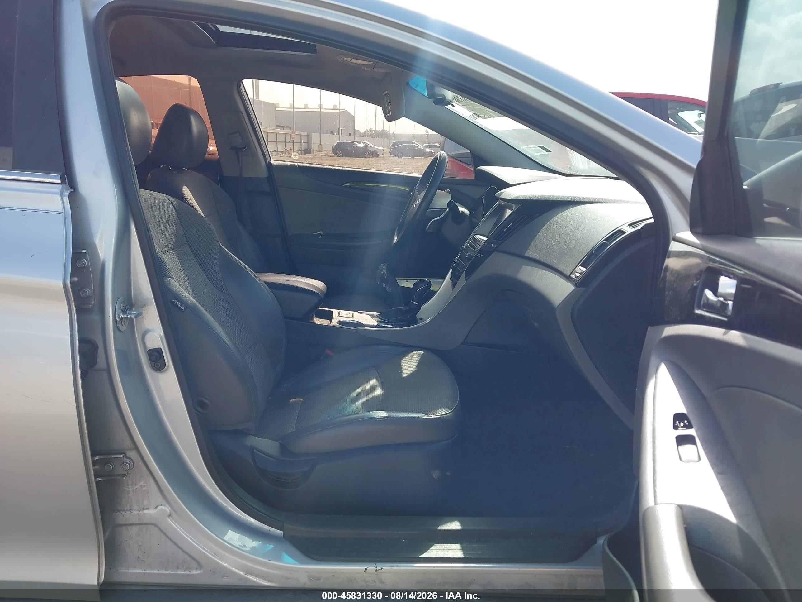 2014 Hyundai Sonata Se Silver vin: 5NPEC4AC6EH856832