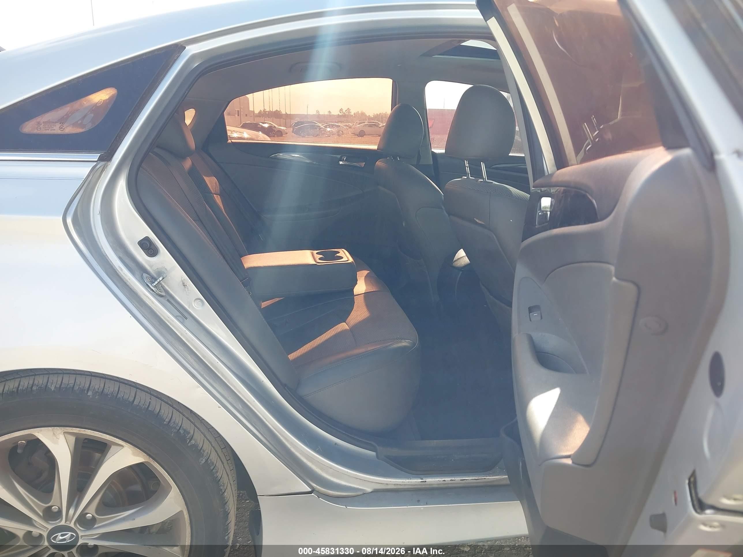 2014 Hyundai Sonata Se Silver vin: 5NPEC4AC6EH856832