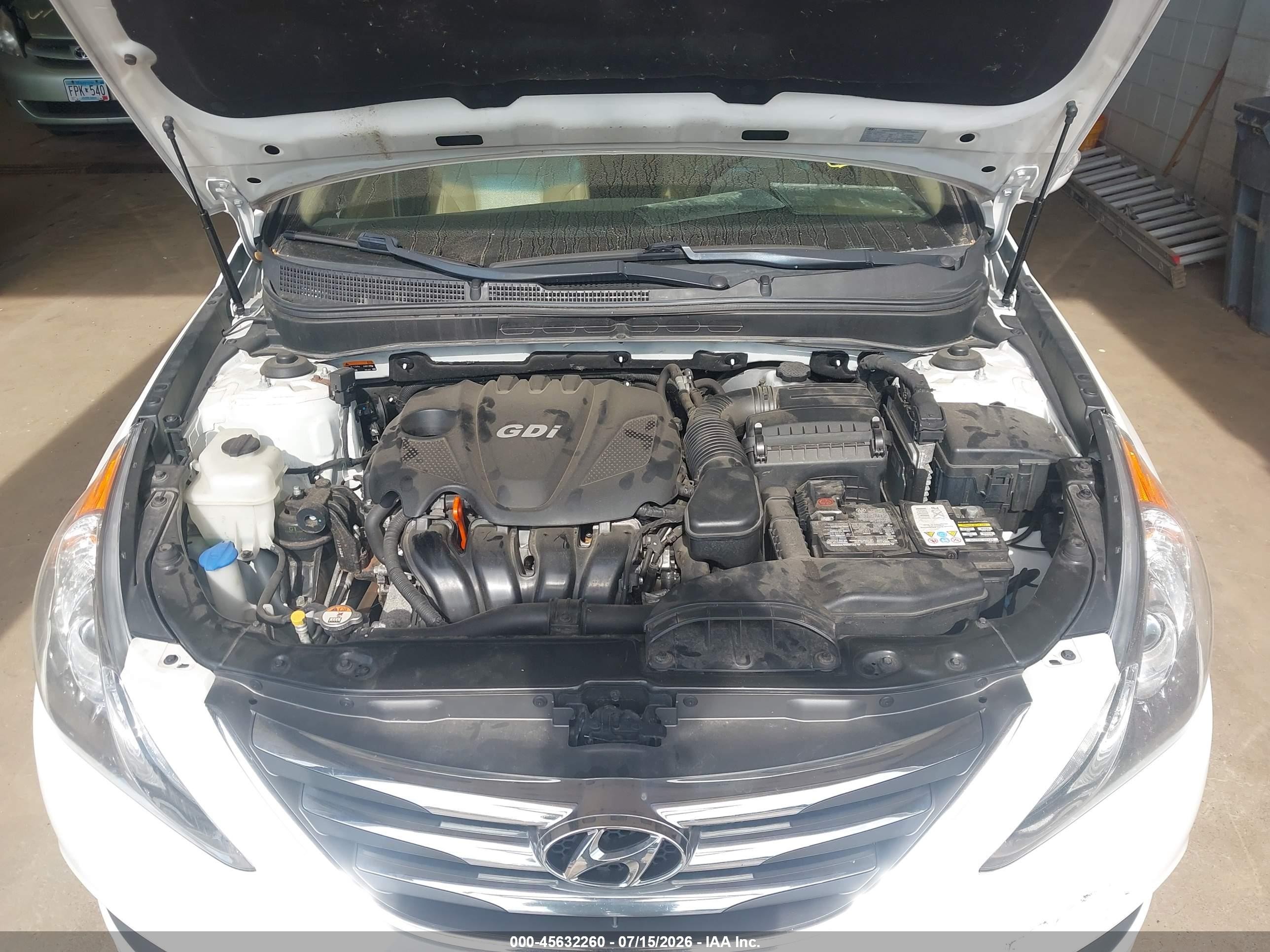 2014 Hyundai Sonata Limited Белый vin: 5NPEC4AC6EH856992