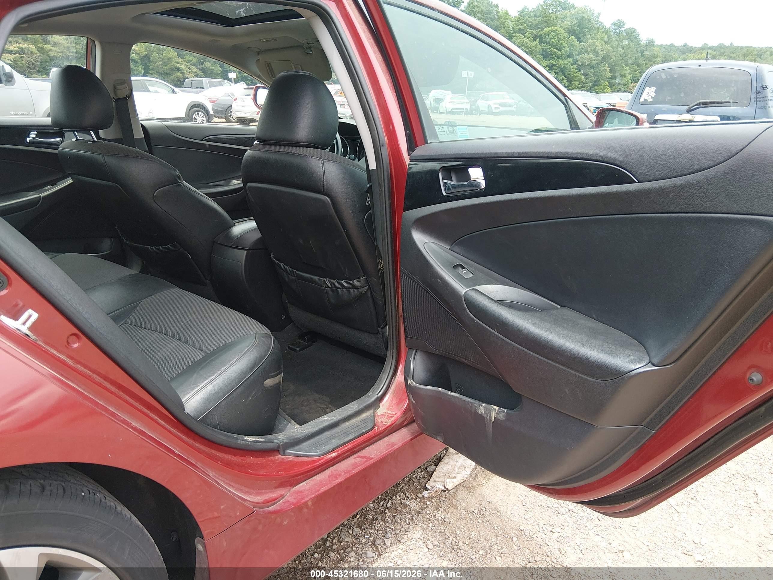 2014 Hyundai Sonata Se Burgundy vin: 5NPEC4AC6EH862050
