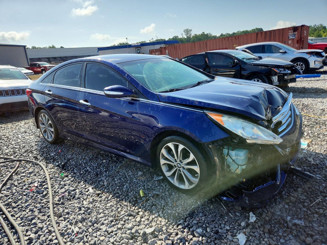 2014 Hyundai Sonata Se Blue vin: 5NPEC4AC6EH866941