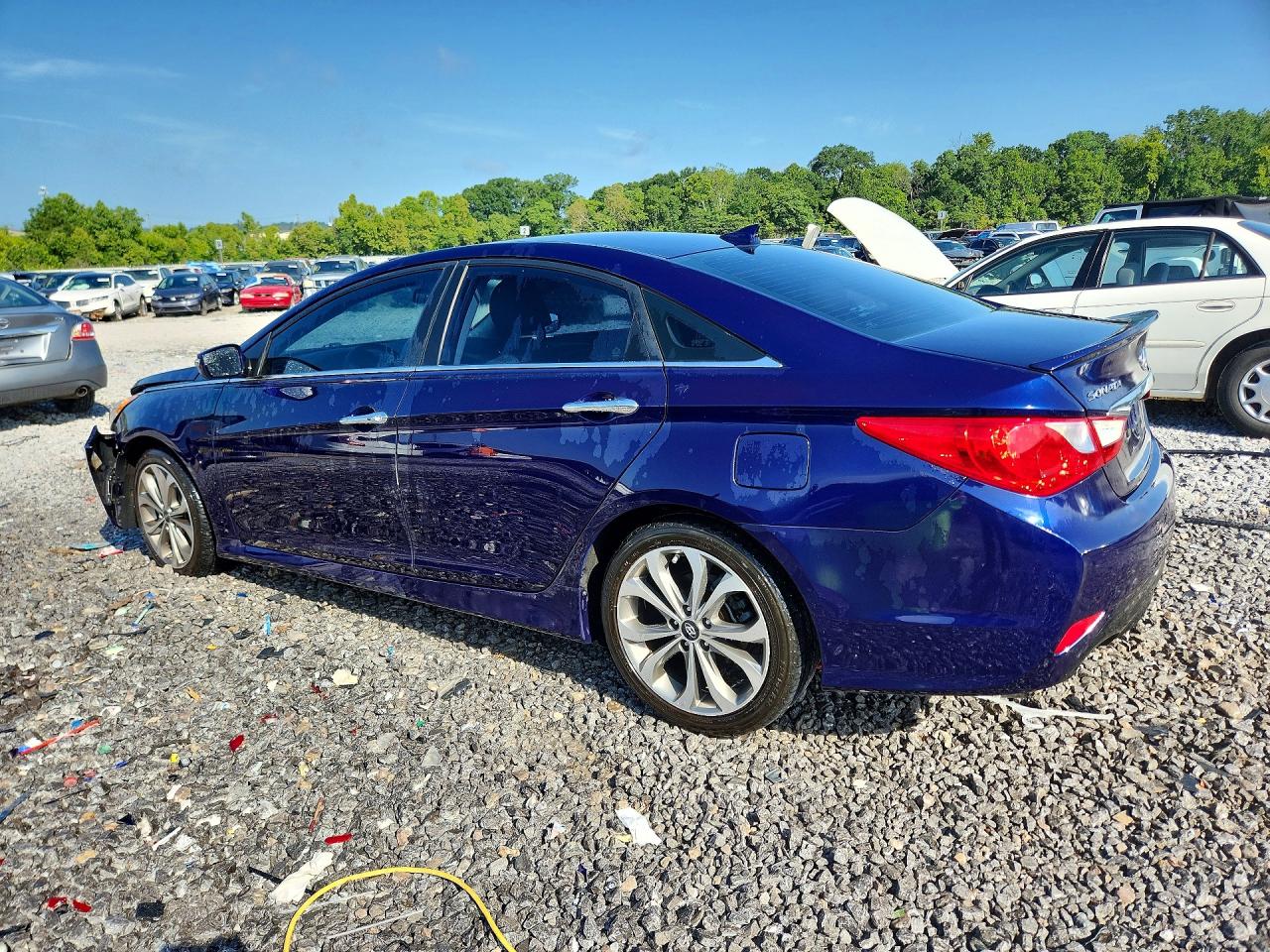2014 Hyundai Sonata Se Blue vin: 5NPEC4AC6EH866941