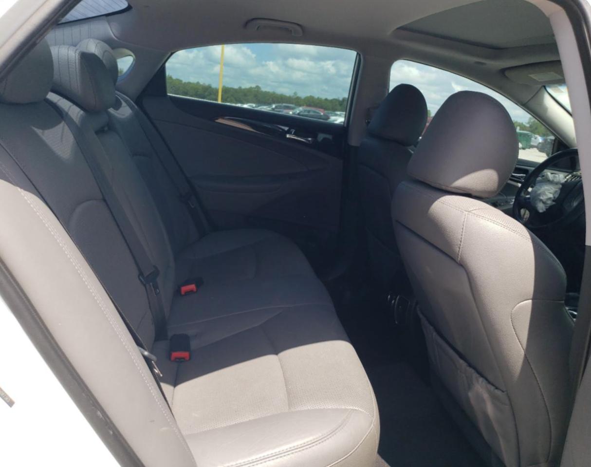2014 Hyundai Sonata Se White vin: 5NPEC4AC6EH882363