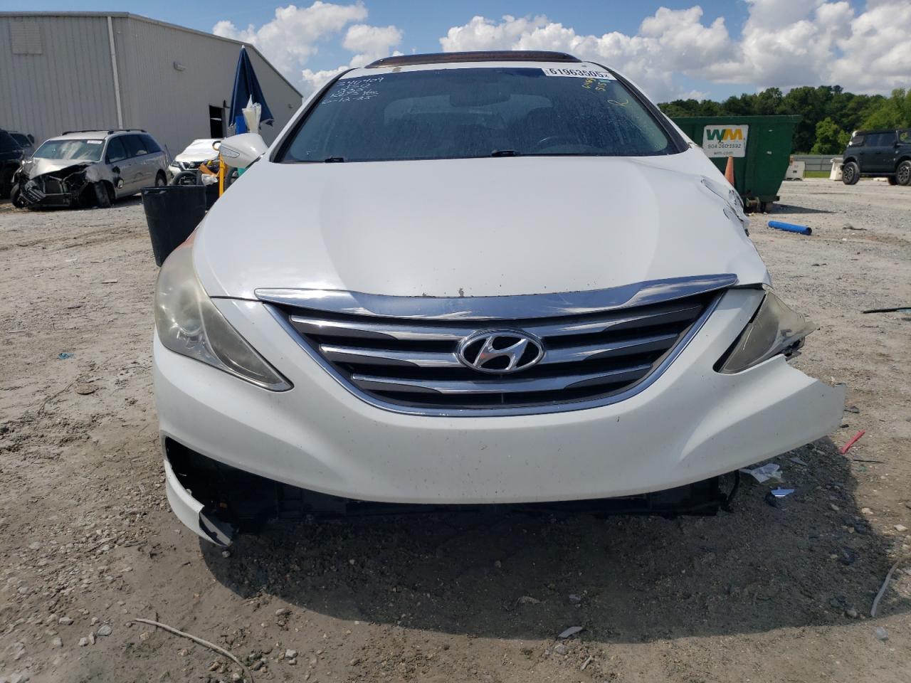 2014 Hyundai Sonata Se White vin: 5NPEC4AC6EH882363