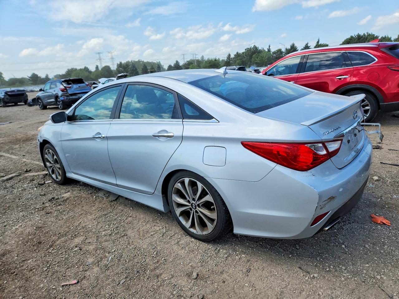 2014 Hyundai Sonata Se Silver vin: 5NPEC4AC6EH885750