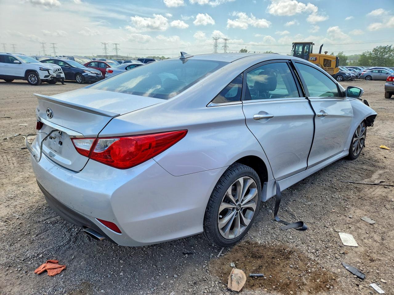 2014 Hyundai Sonata Se Silver vin: 5NPEC4AC6EH885750
