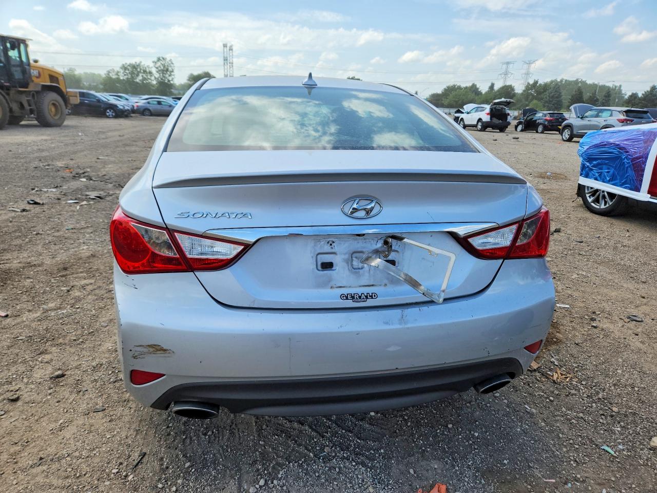2014 Hyundai Sonata Se Silver vin: 5NPEC4AC6EH885750