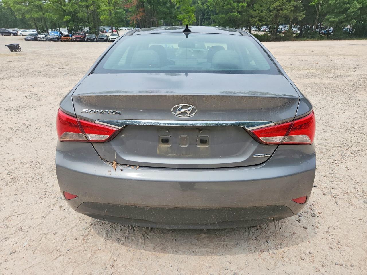 2014 Hyundai Sonata Limited Gray vin: 5NPEC4AC6EH886901