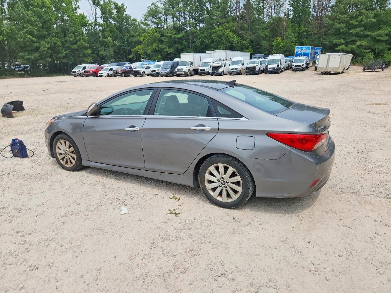 2014 Hyundai Sonata Limited Gray vin: 5NPEC4AC6EH886901