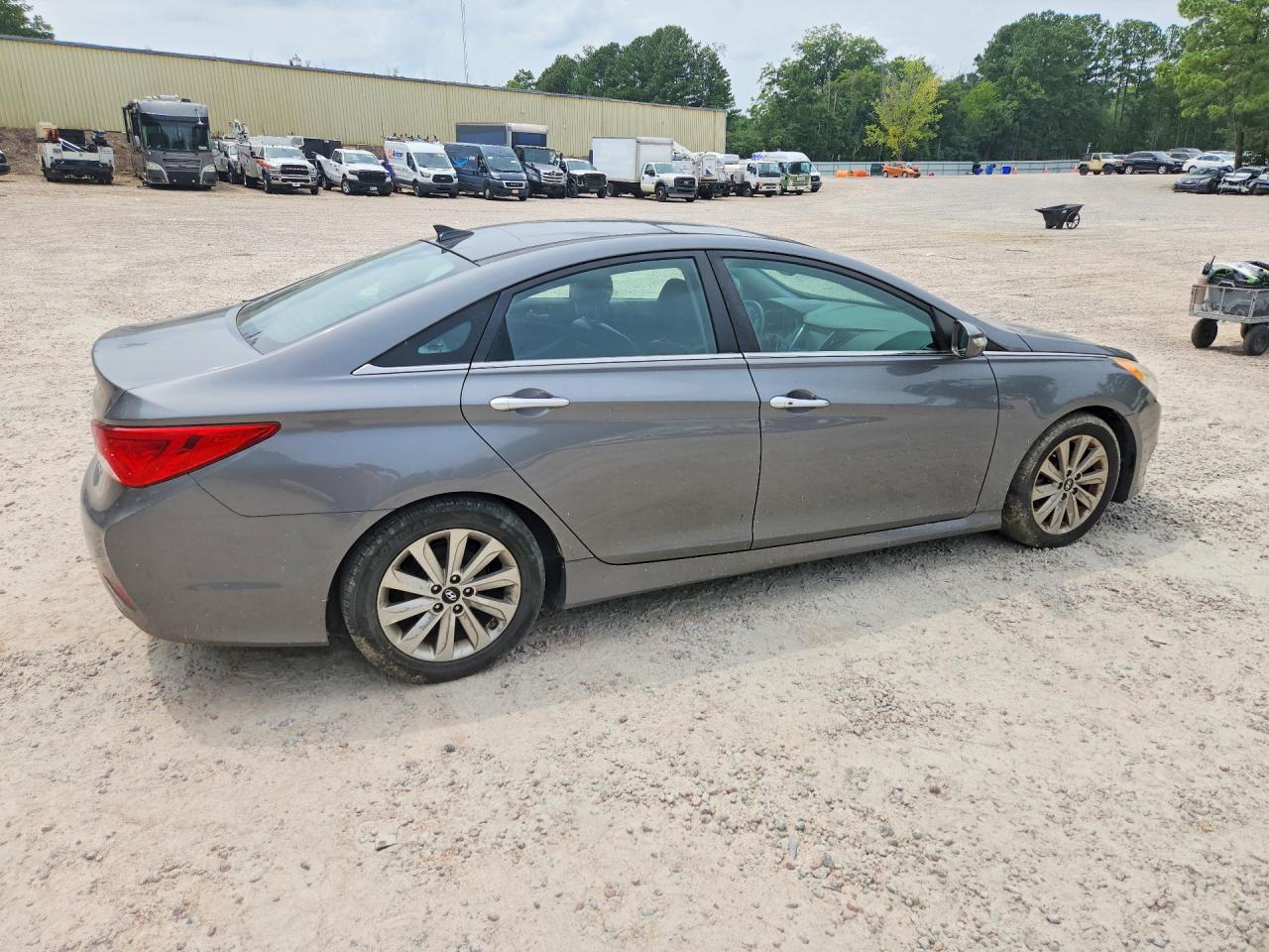 2014 Hyundai Sonata Limited Gray vin: 5NPEC4AC6EH886901