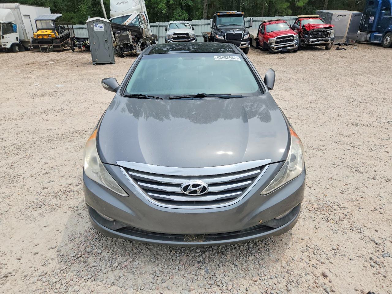 2014 Hyundai Sonata Limited Gray vin: 5NPEC4AC6EH886901