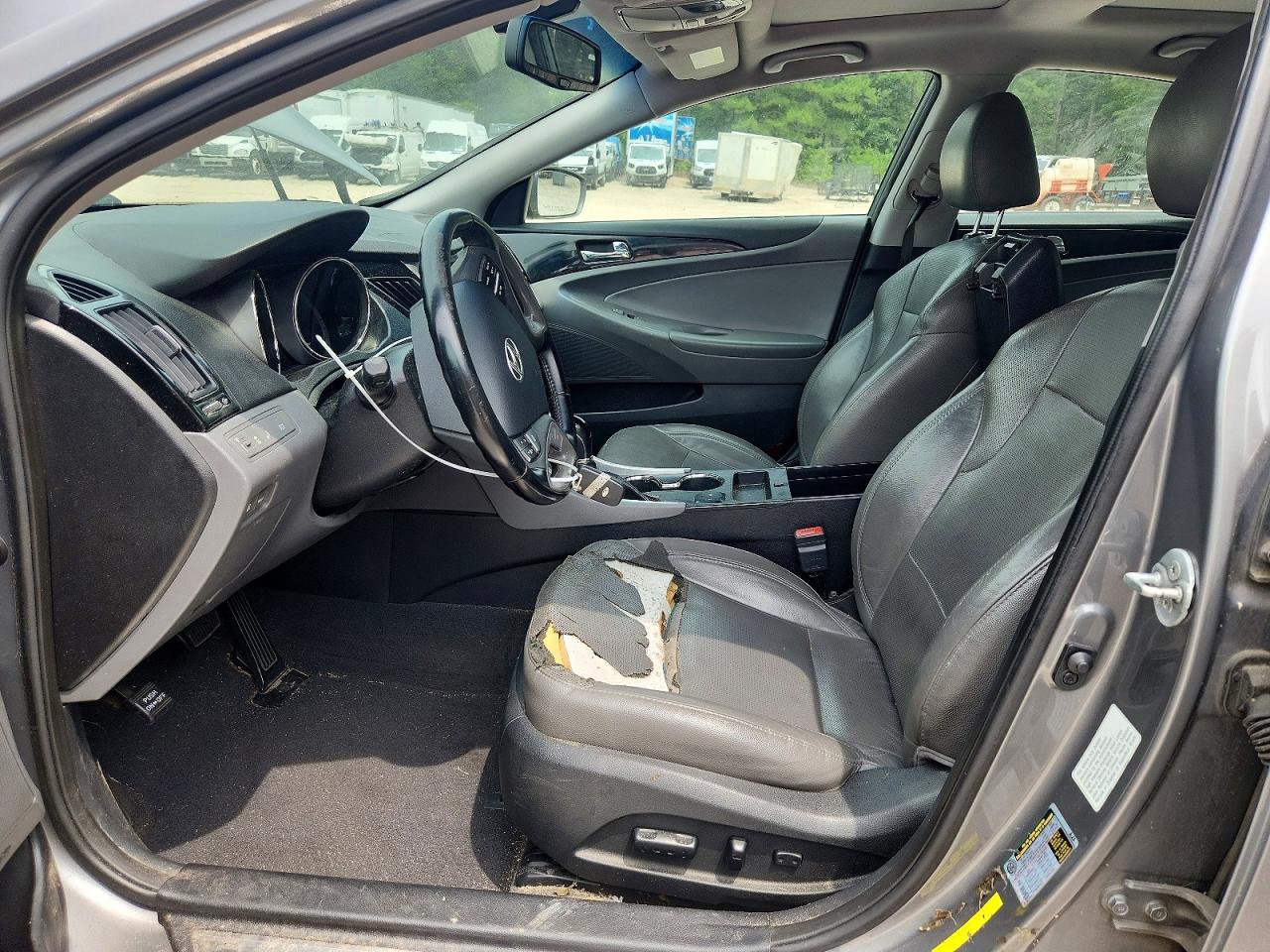 2014 Hyundai Sonata Limited Gray vin: 5NPEC4AC6EH886901