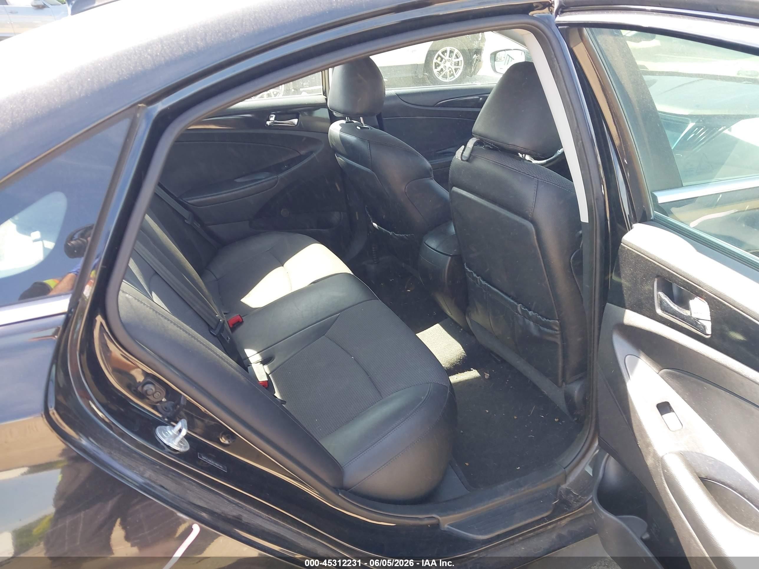 2014 Hyundai Sonata Se Black vin: 5NPEC4AC6EH901140