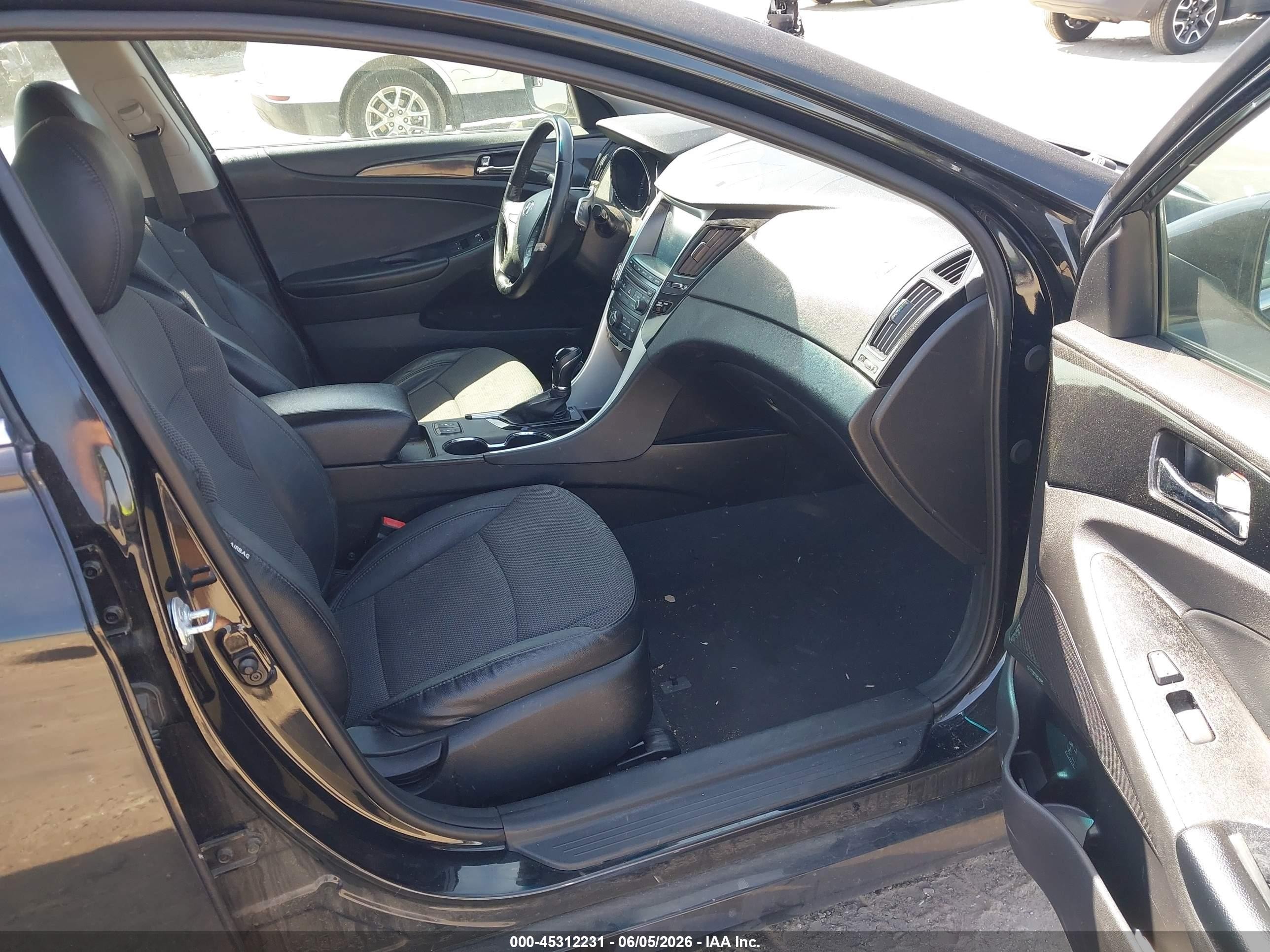2014 Hyundai Sonata Se Black vin: 5NPEC4AC6EH901140