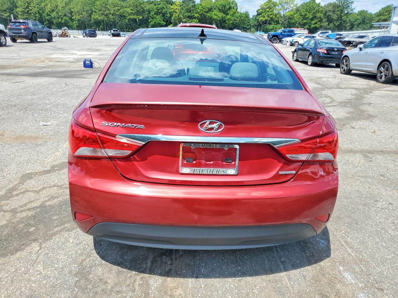 2014 Hyundai Sonata Limited Maroon vin: 5NPEC4AC6EH921971