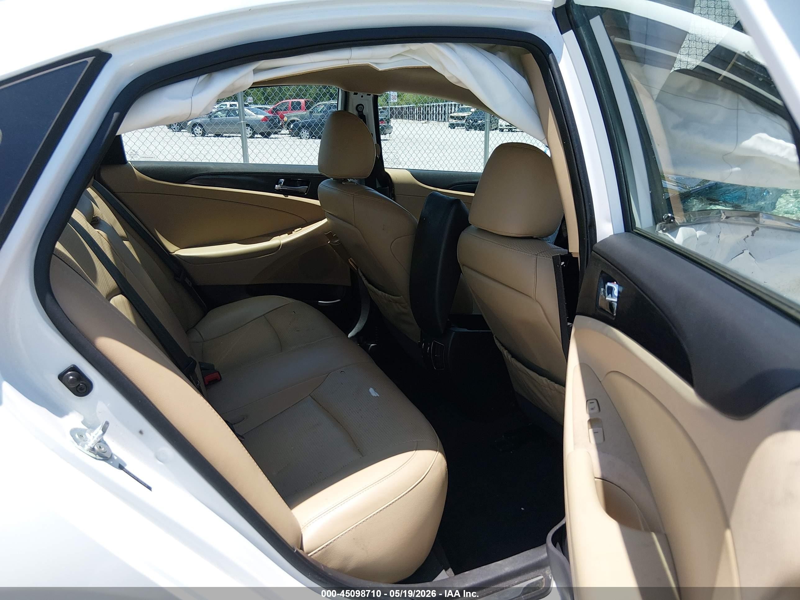 2014 Hyundai Sonata Limited White vin: 5NPEC4AC6EH929231
