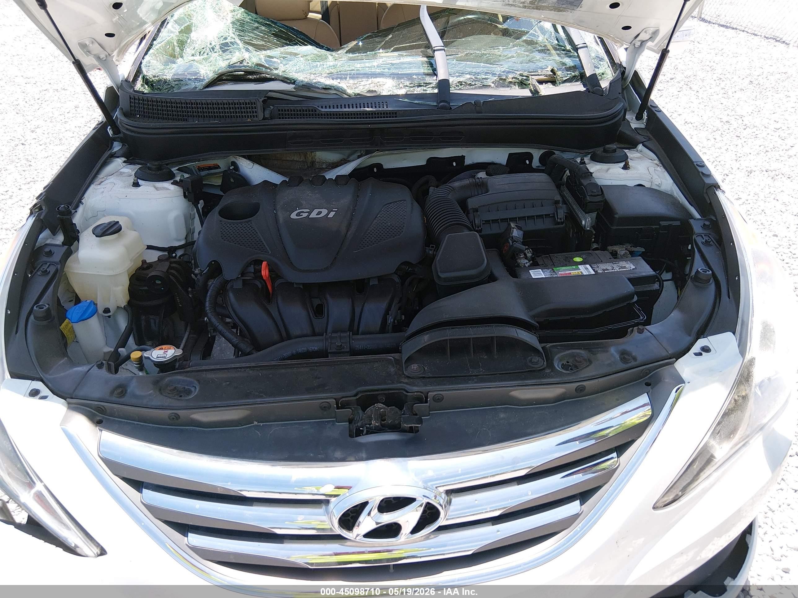 2014 Hyundai Sonata Limited White vin: 5NPEC4AC6EH929231