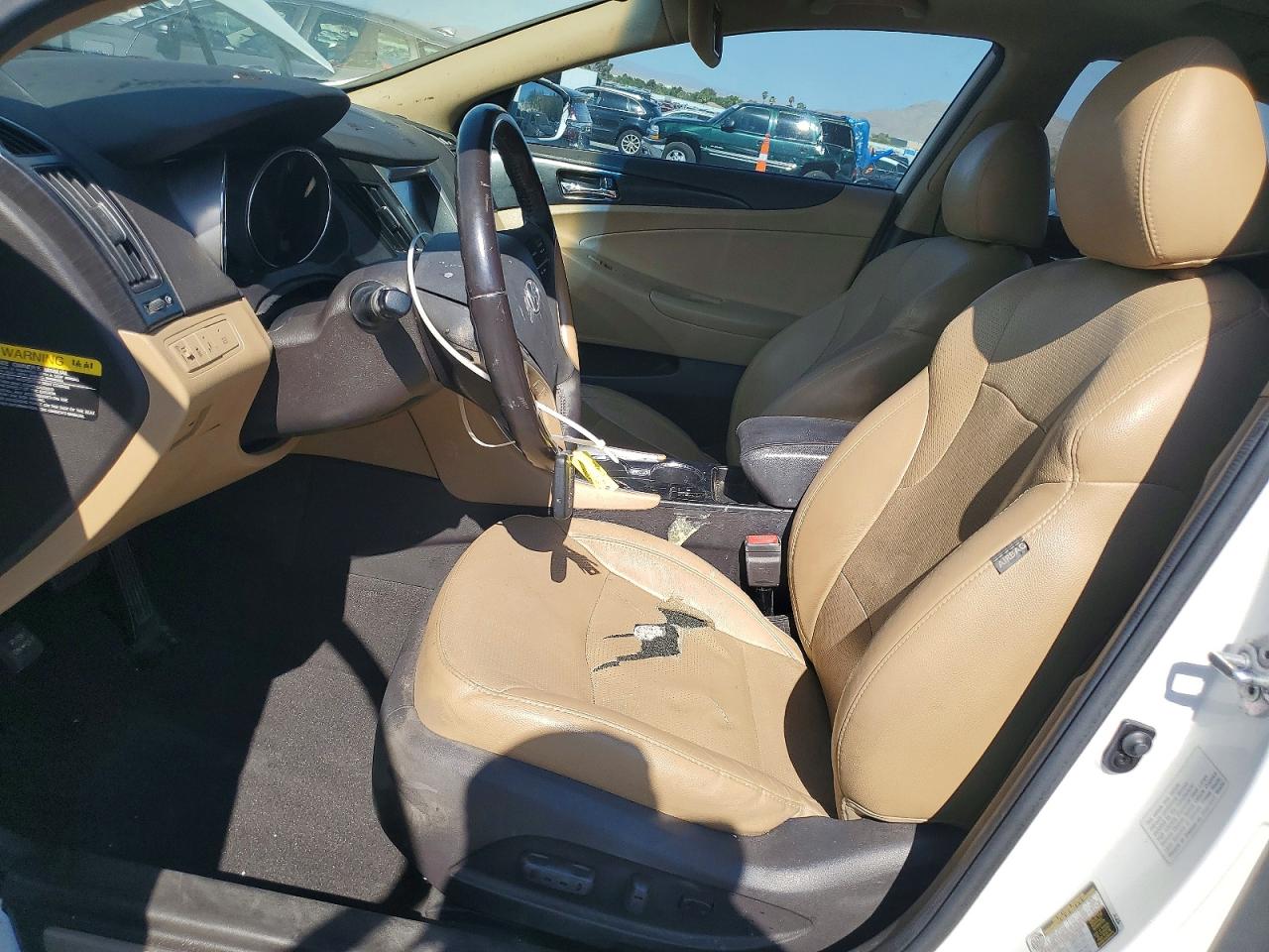 2014 Hyundai Sonata Limited Белый vin: 5NPEC4AC6EH931657