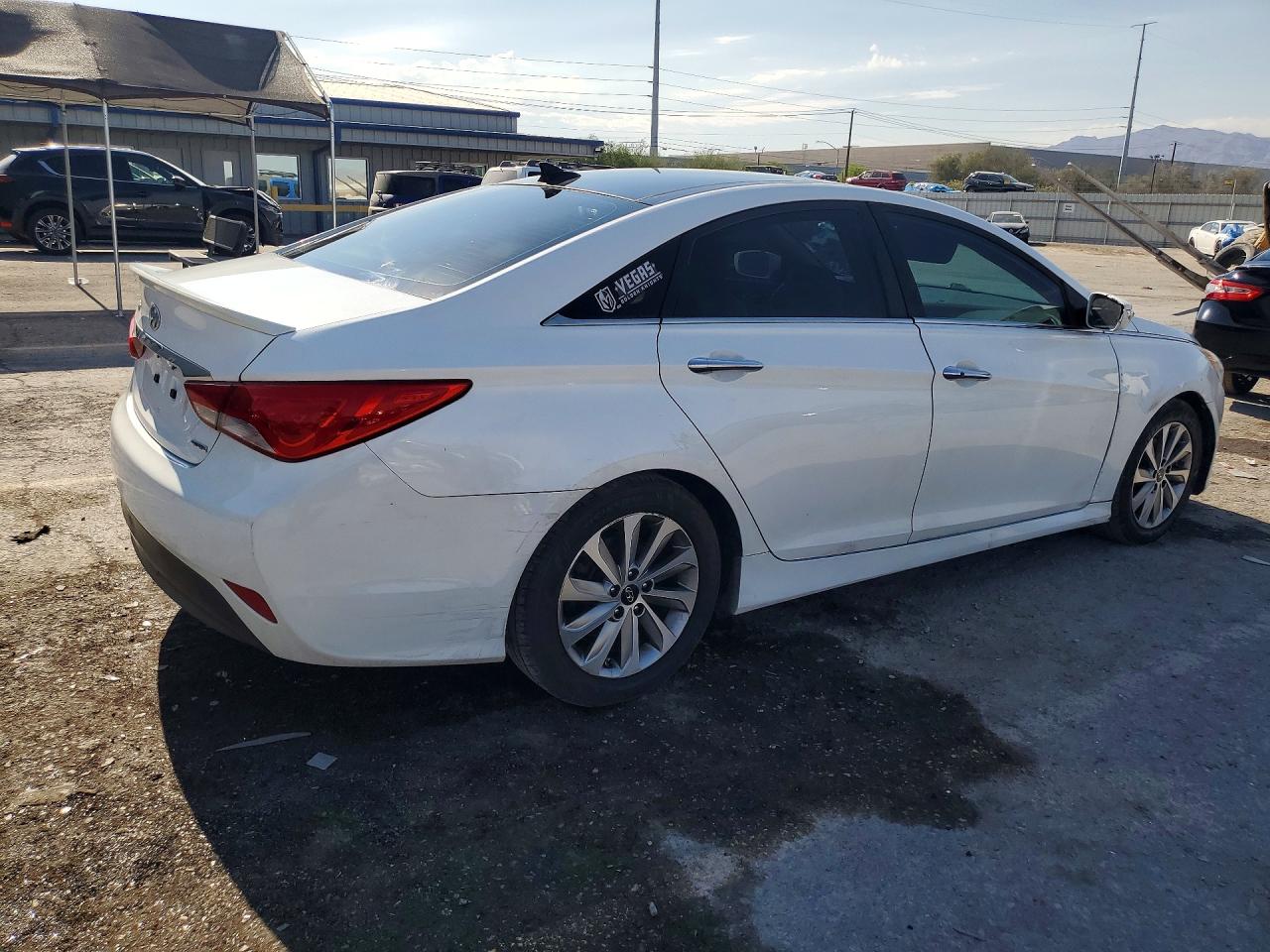 2014 Hyundai Sonata Limited Белый vin: 5NPEC4AC6EH931657