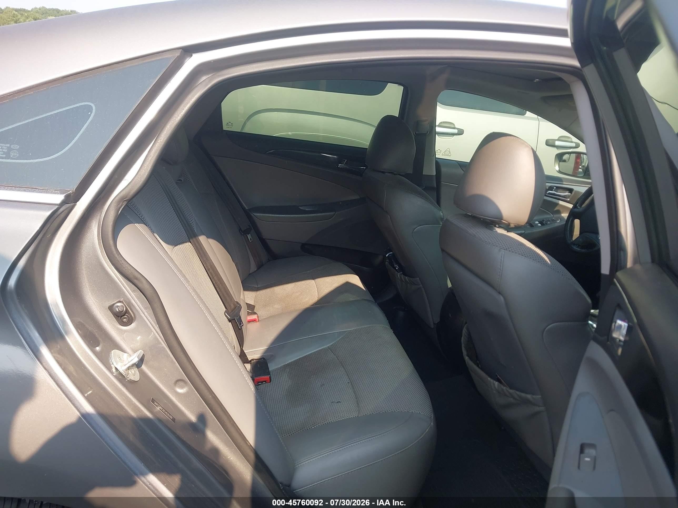 2014 Hyundai Sonata Se Gray vin: 5NPEC4AC6EH935109