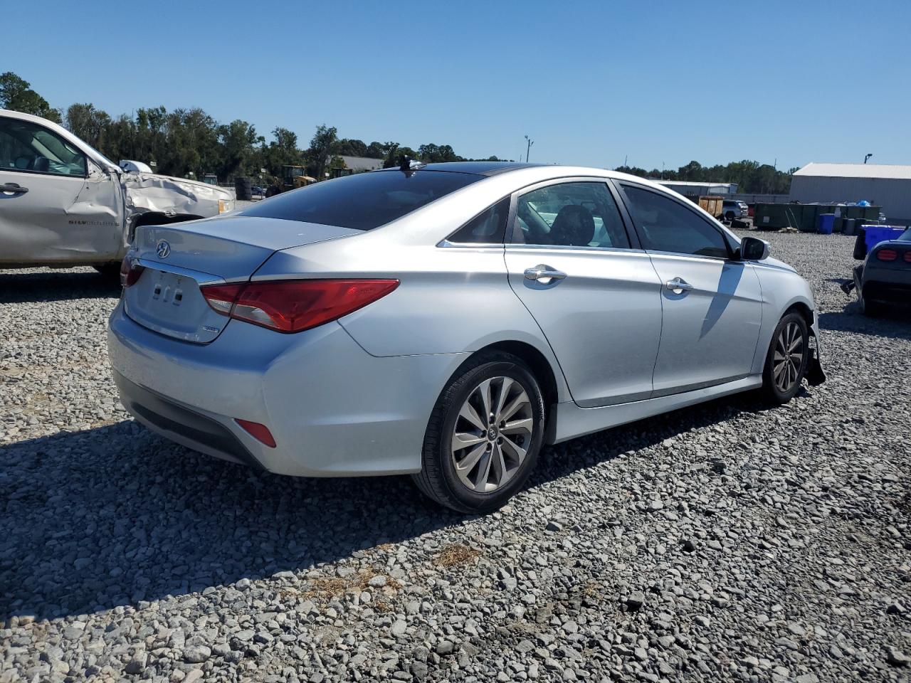 2014 Hyundai Sonata Se Silver vin: 5NPEC4AC6EH935482