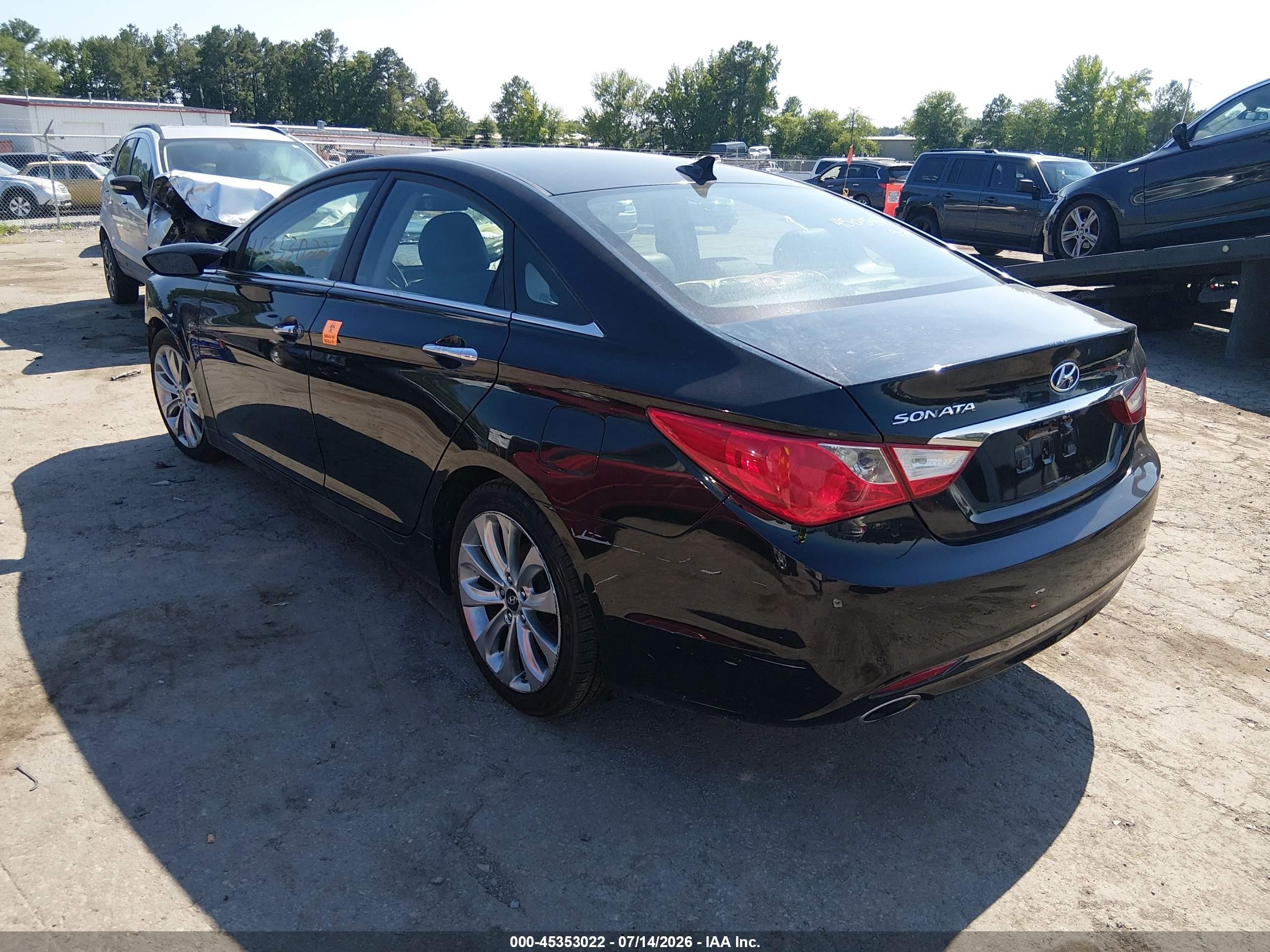 2011 Hyundai Sonata Se Black vin: 5NPEC4AC7BH003710