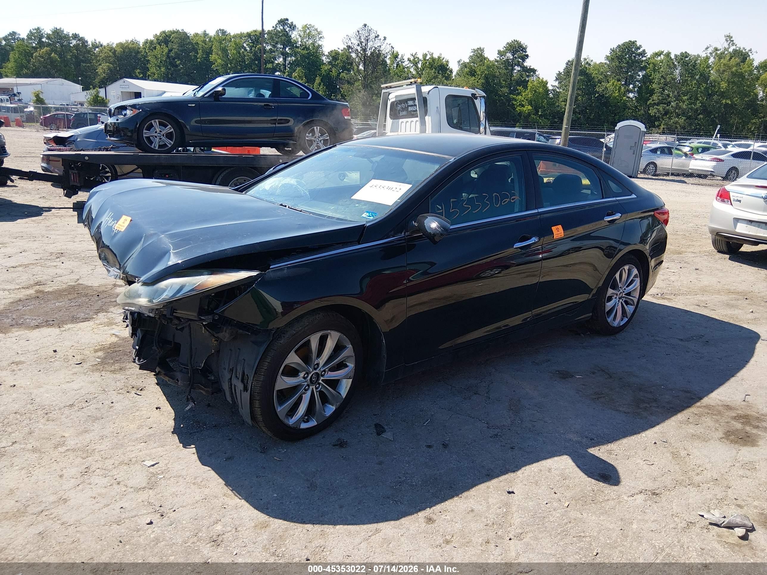 2011 Hyundai Sonata Se Black vin: 5NPEC4AC7BH003710