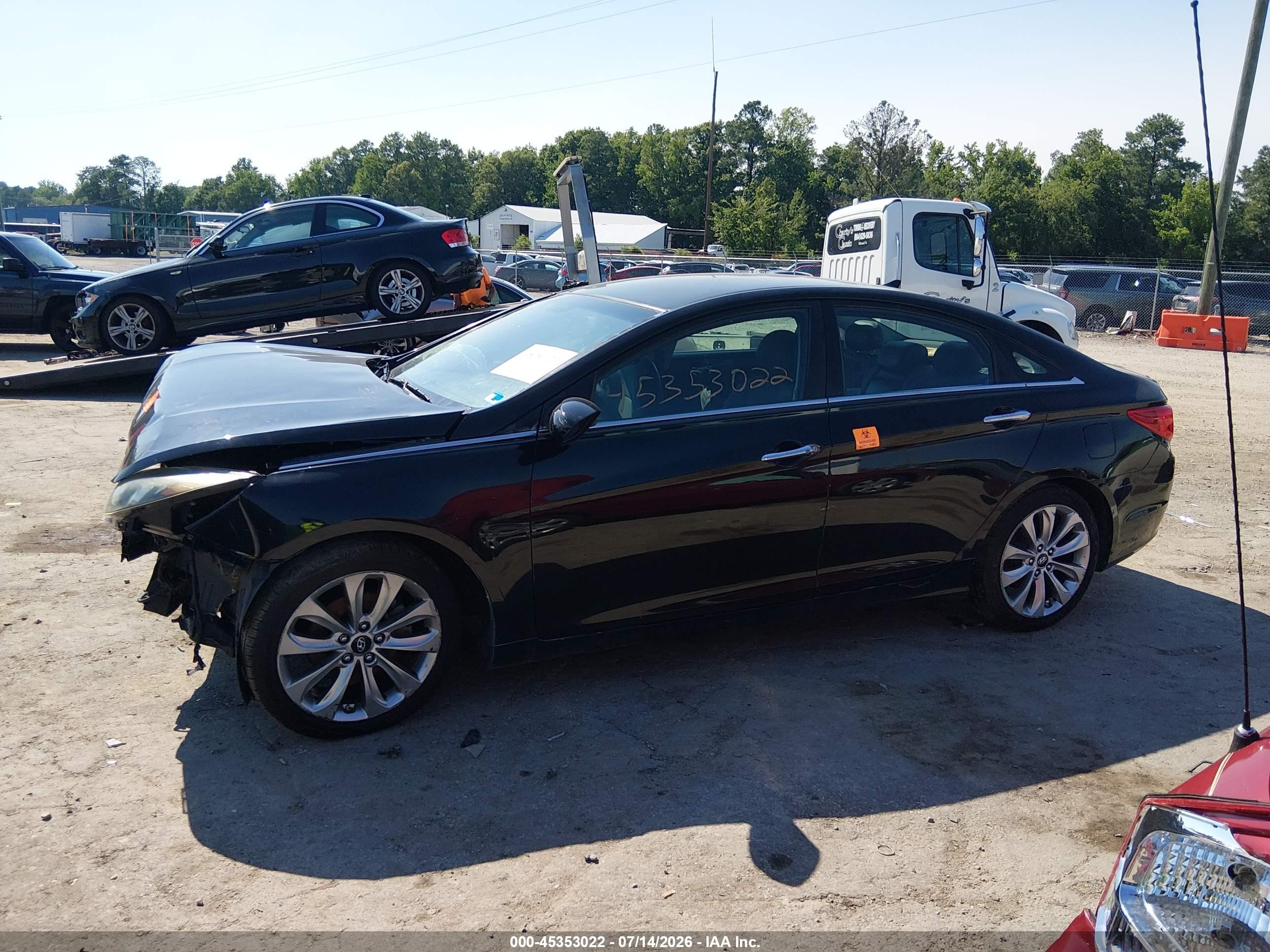 2011 Hyundai Sonata Se Black vin: 5NPEC4AC7BH003710