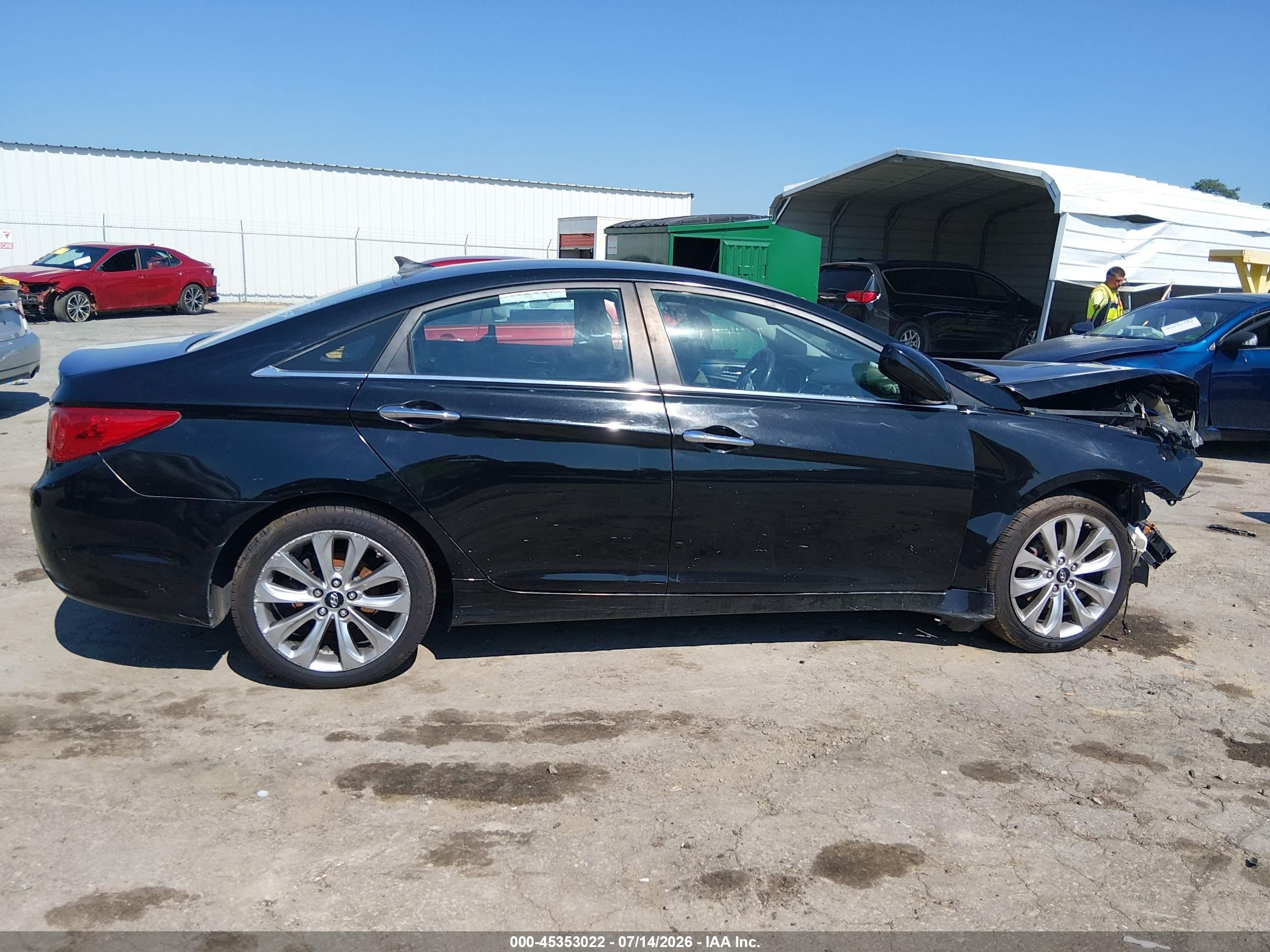 2011 Hyundai Sonata Se Black vin: 5NPEC4AC7BH003710