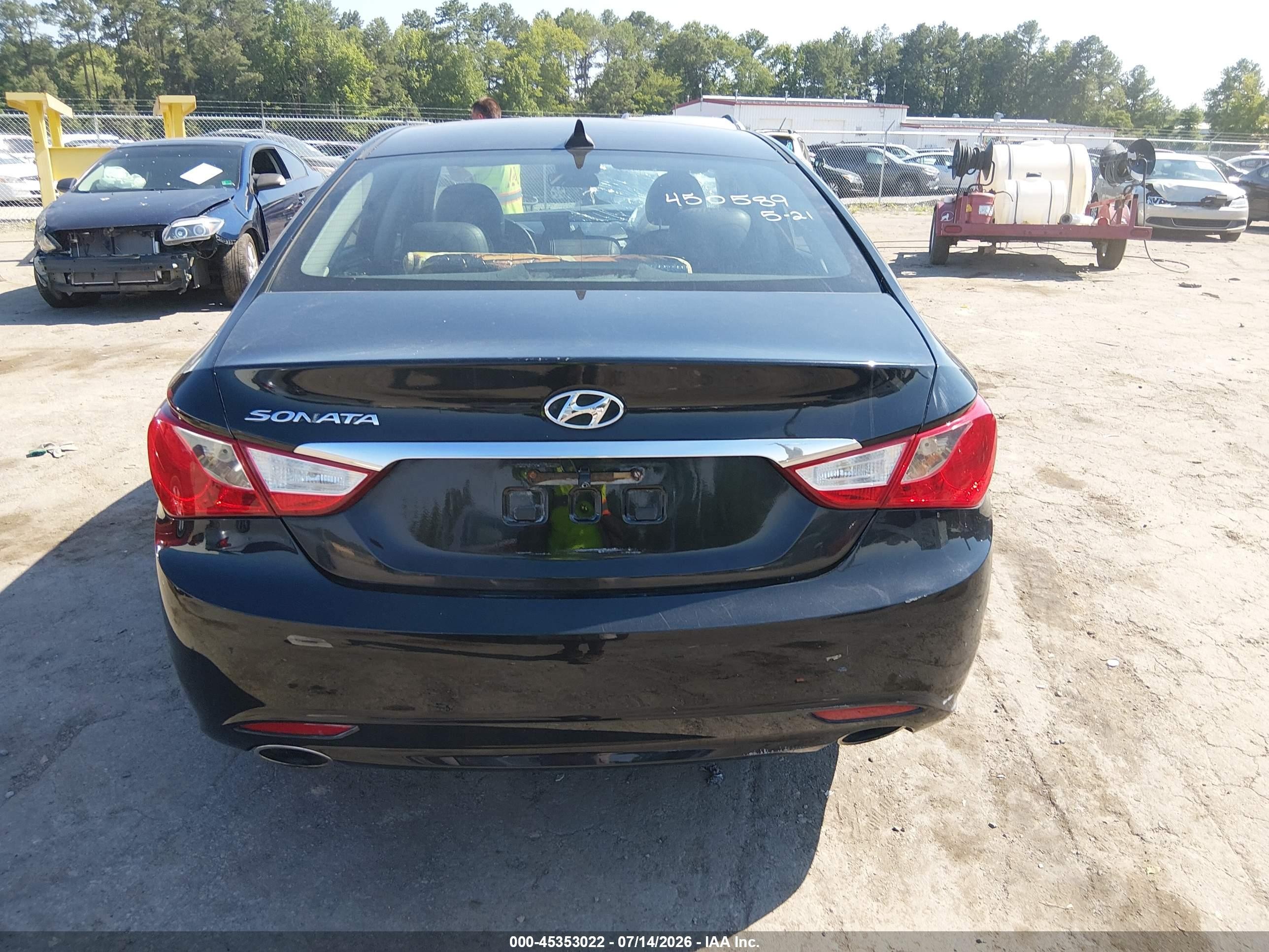 2011 Hyundai Sonata Se Black vin: 5NPEC4AC7BH003710