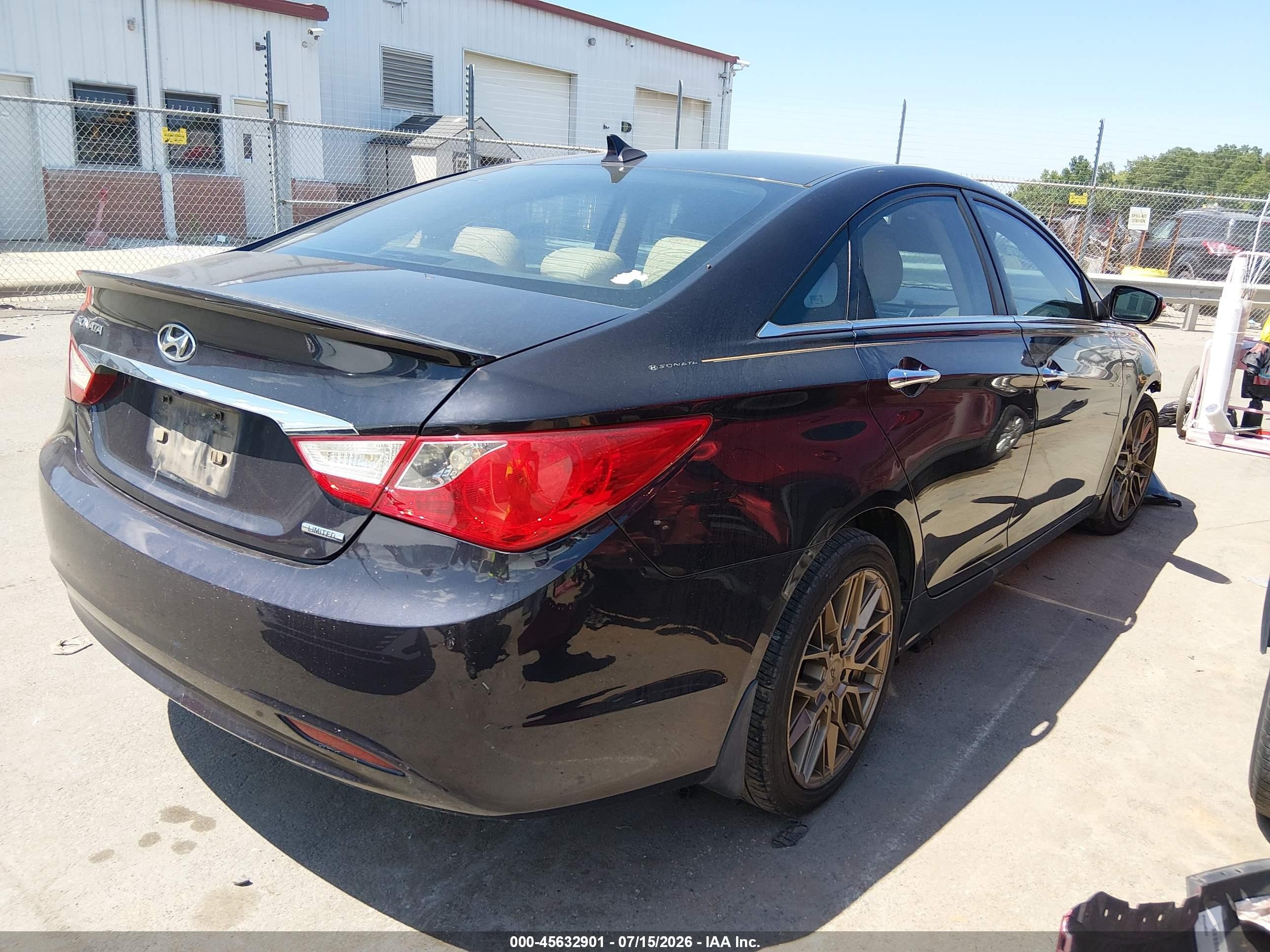 2011 Hyundai Sonata Limited Dark Blue vin: 5NPEC4AC7BH045973