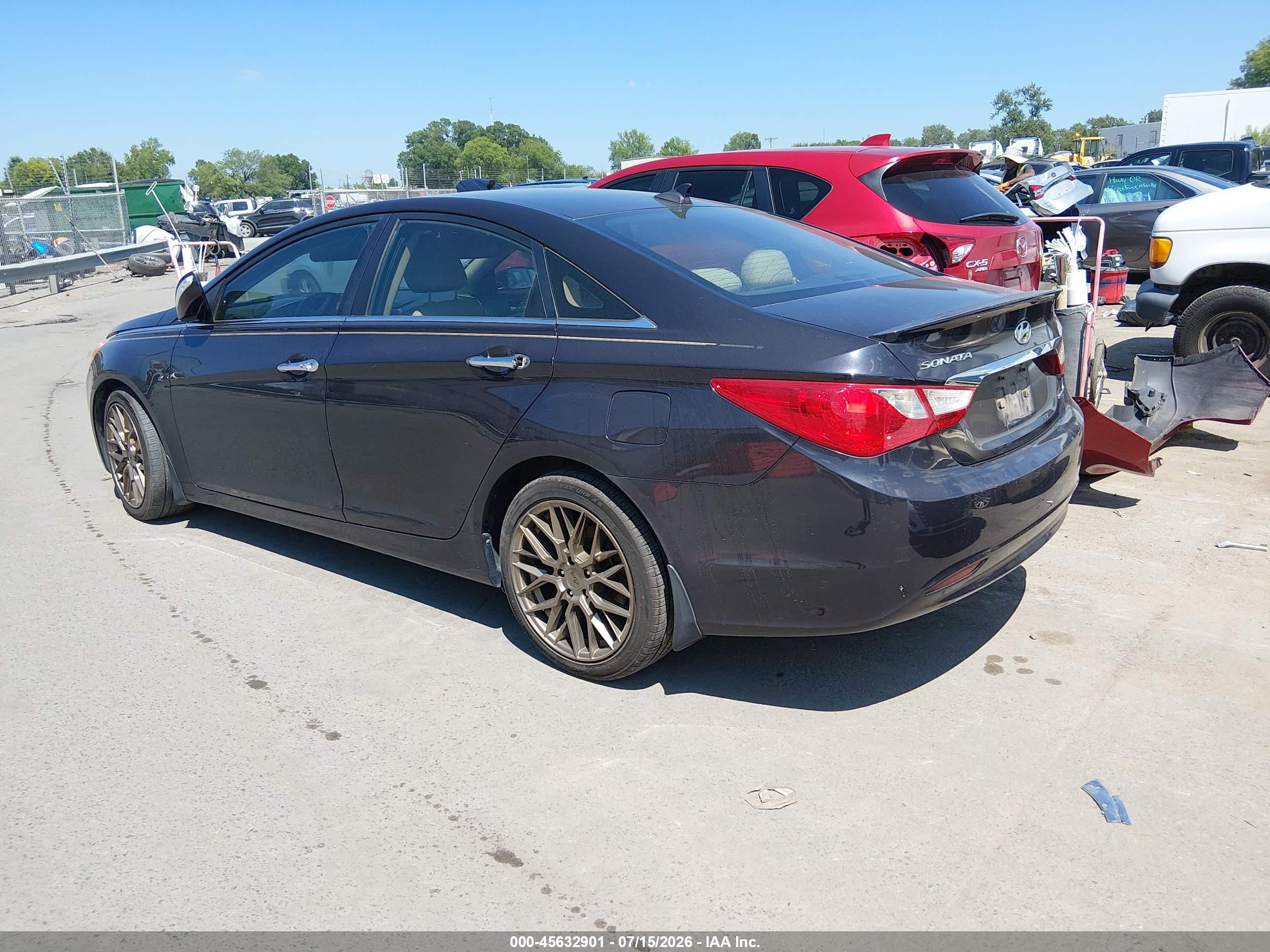 2011 Hyundai Sonata Limited Dark Blue vin: 5NPEC4AC7BH045973