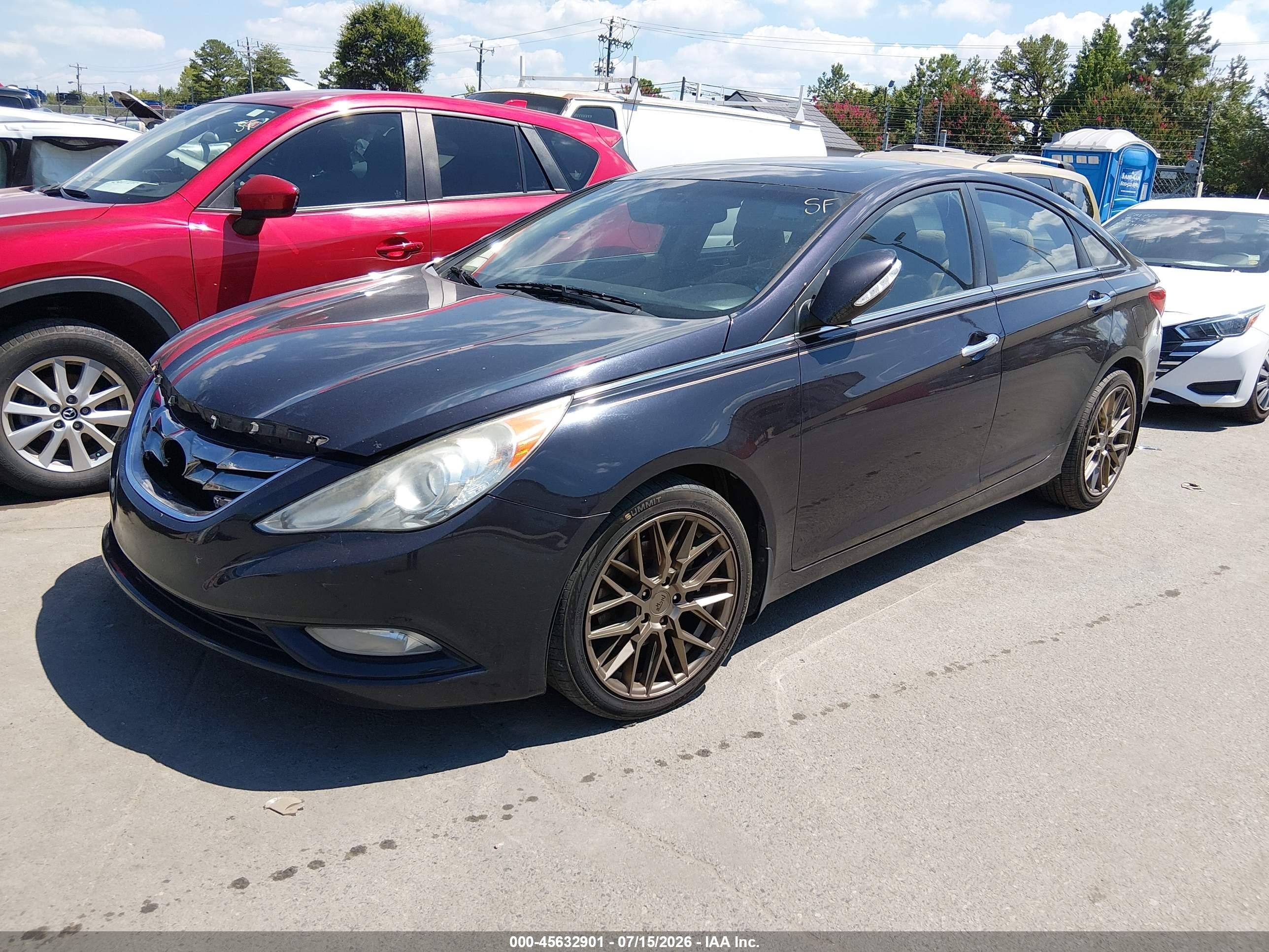 2011 Hyundai Sonata Limited Dark Blue vin: 5NPEC4AC7BH045973