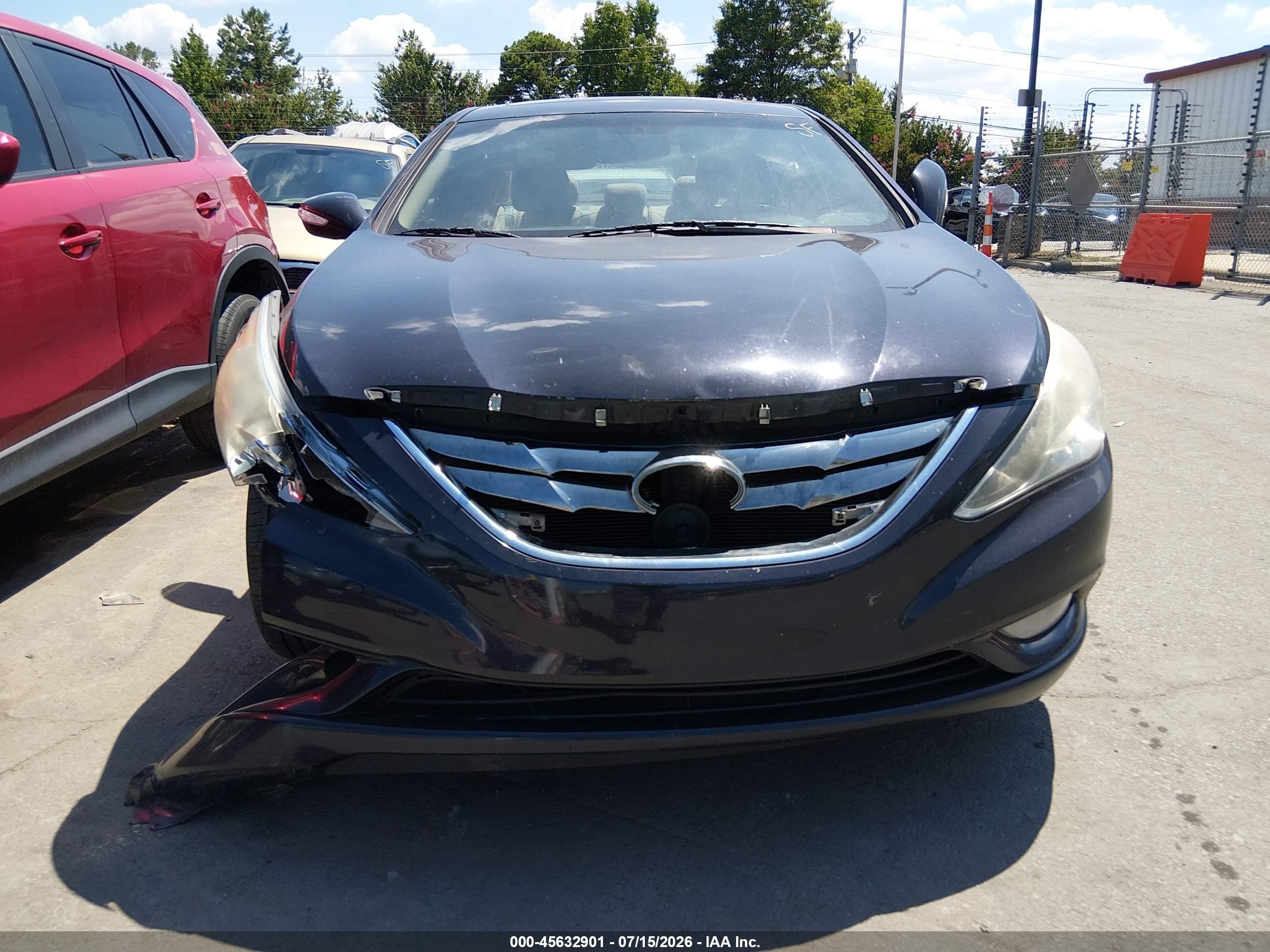 2011 Hyundai Sonata Limited Dark Blue vin: 5NPEC4AC7BH045973