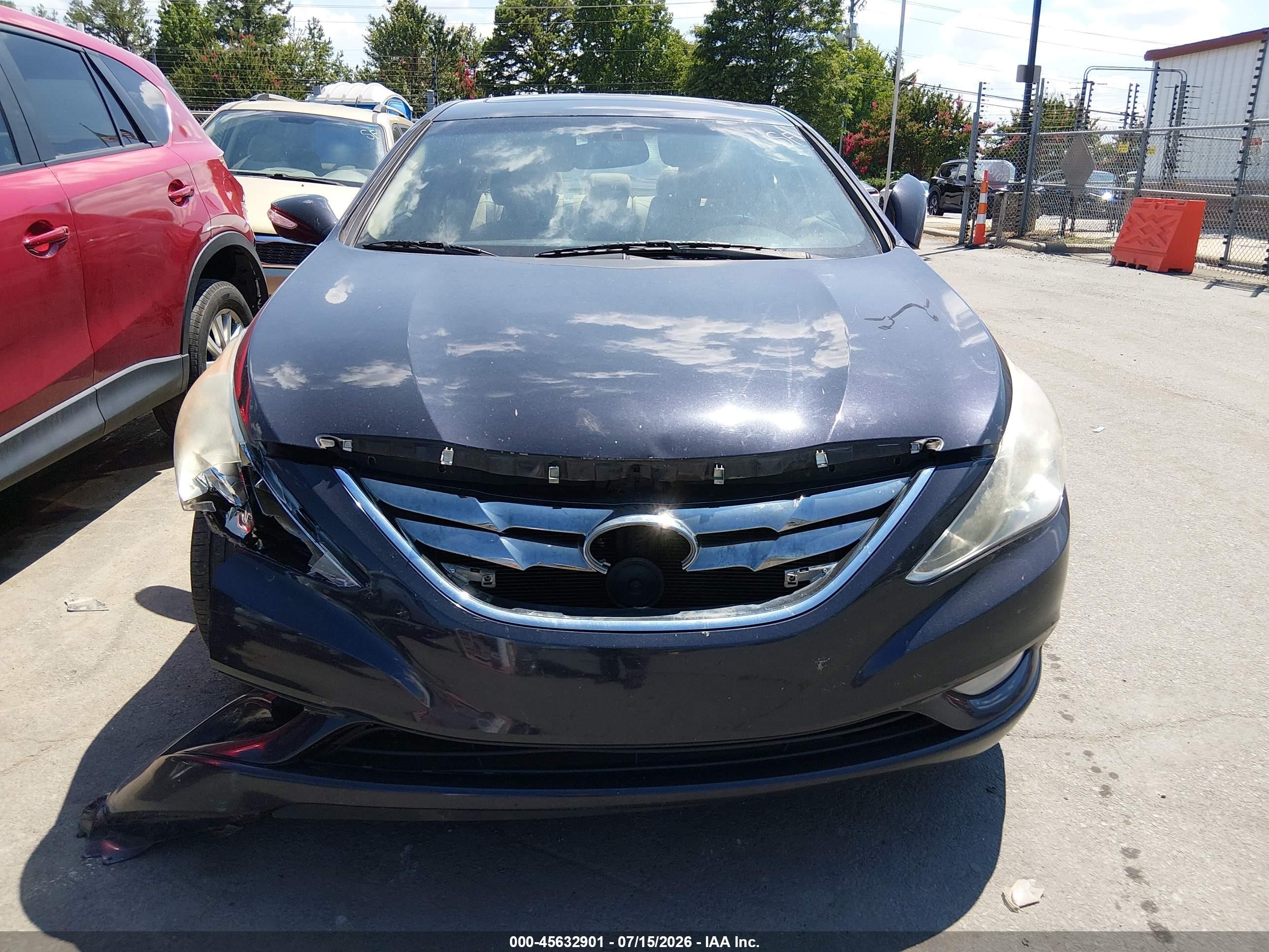 2011 Hyundai Sonata Limited Dark Blue vin: 5NPEC4AC7BH045973