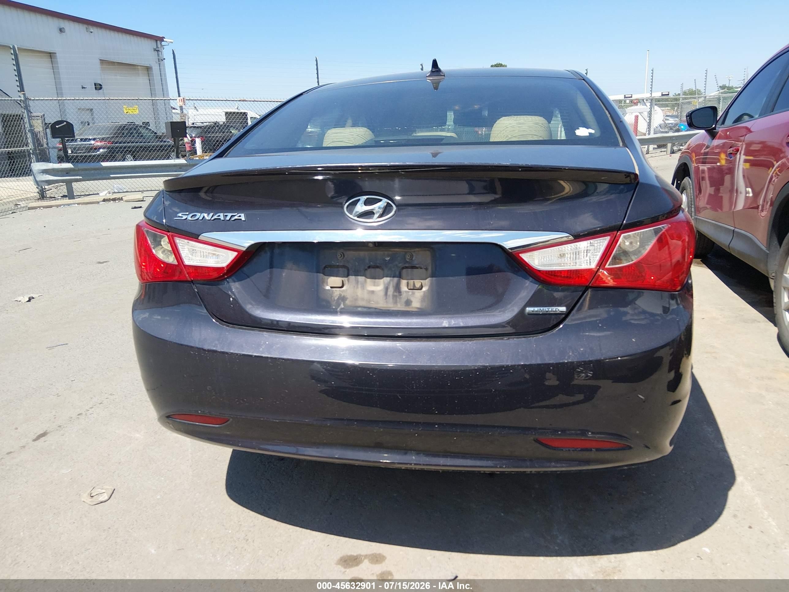 2011 Hyundai Sonata Limited Dark Blue vin: 5NPEC4AC7BH045973
