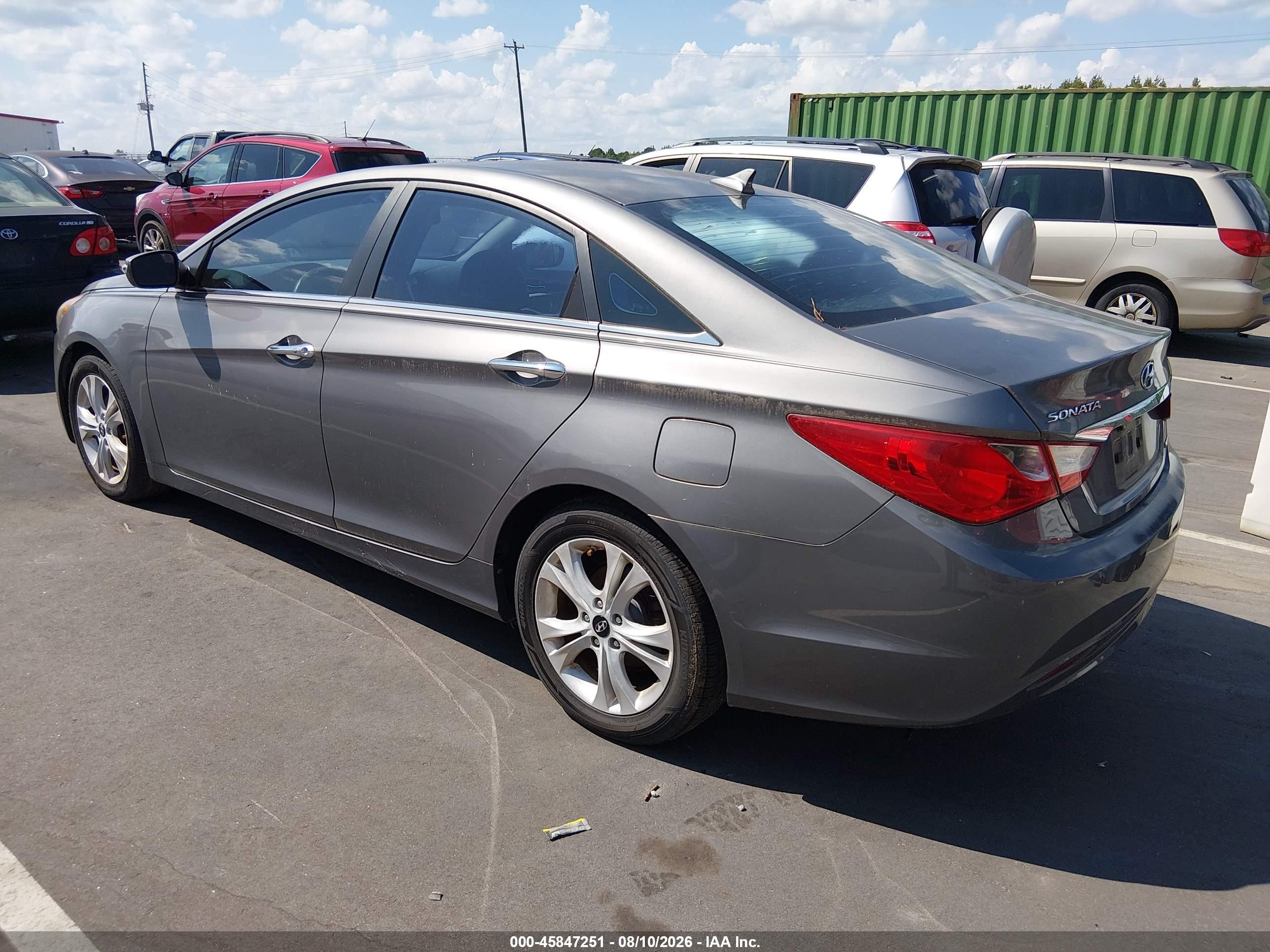 2011 Hyundai Sonata Limited Gray vin: 5NPEC4AC7BH059114