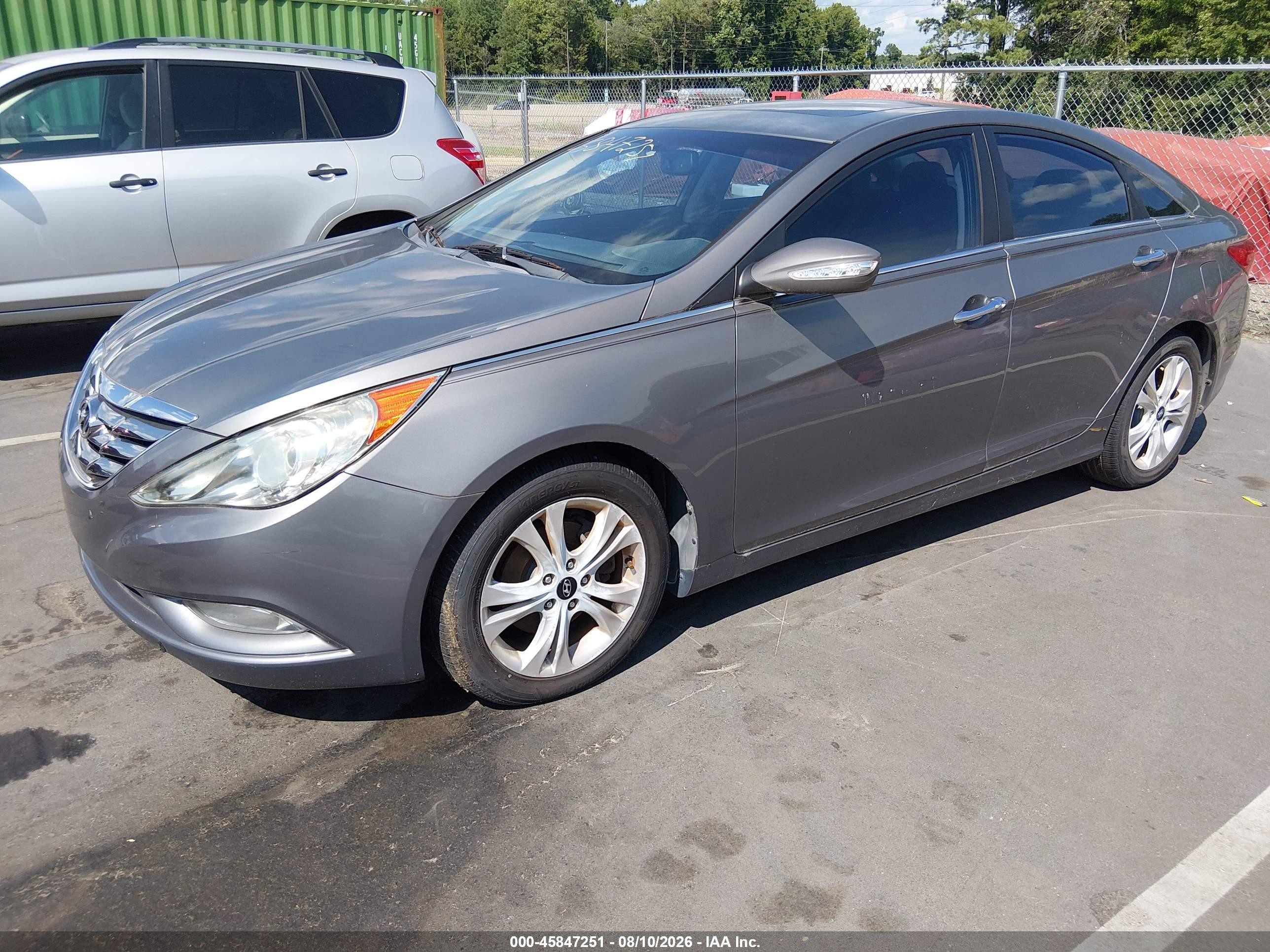 2011 Hyundai Sonata Limited Gray vin: 5NPEC4AC7BH059114