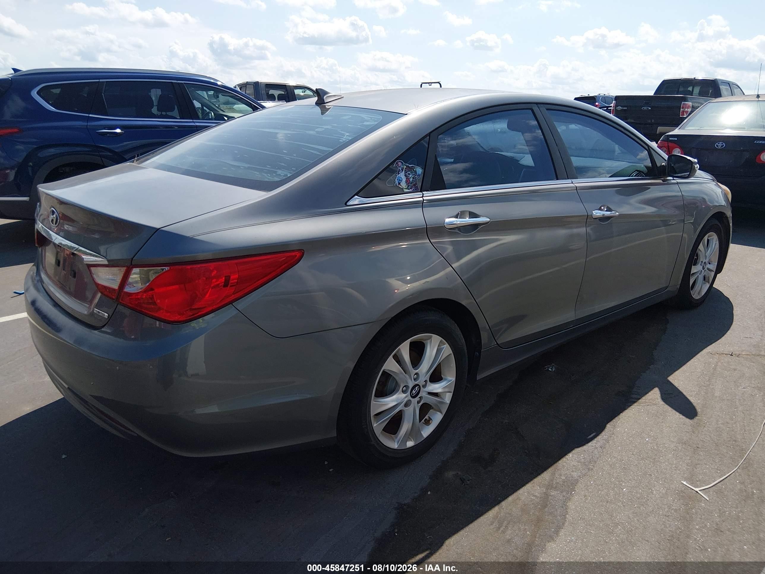 2011 Hyundai Sonata Limited Gray vin: 5NPEC4AC7BH059114