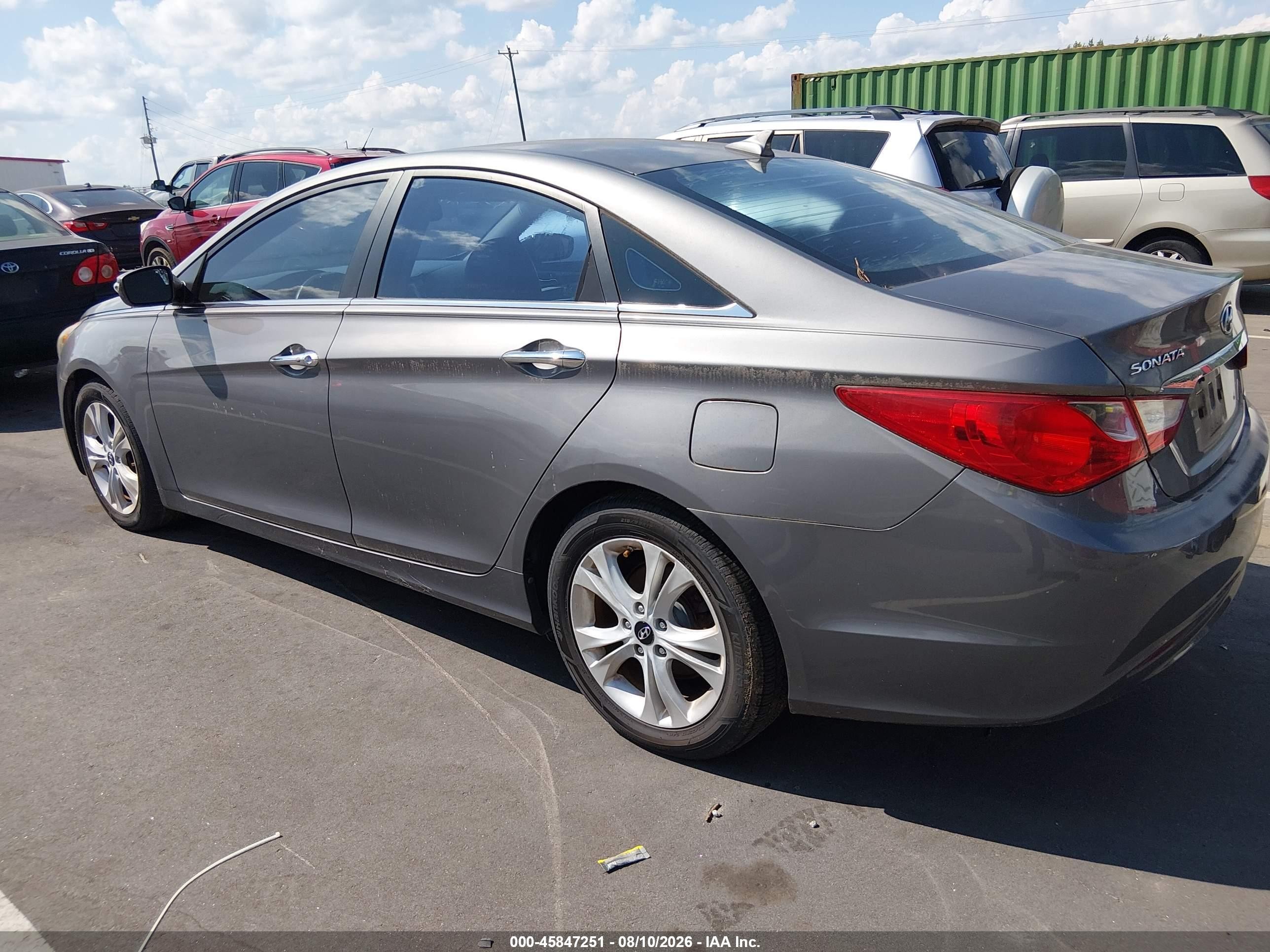 2011 Hyundai Sonata Limited Gray vin: 5NPEC4AC7BH059114