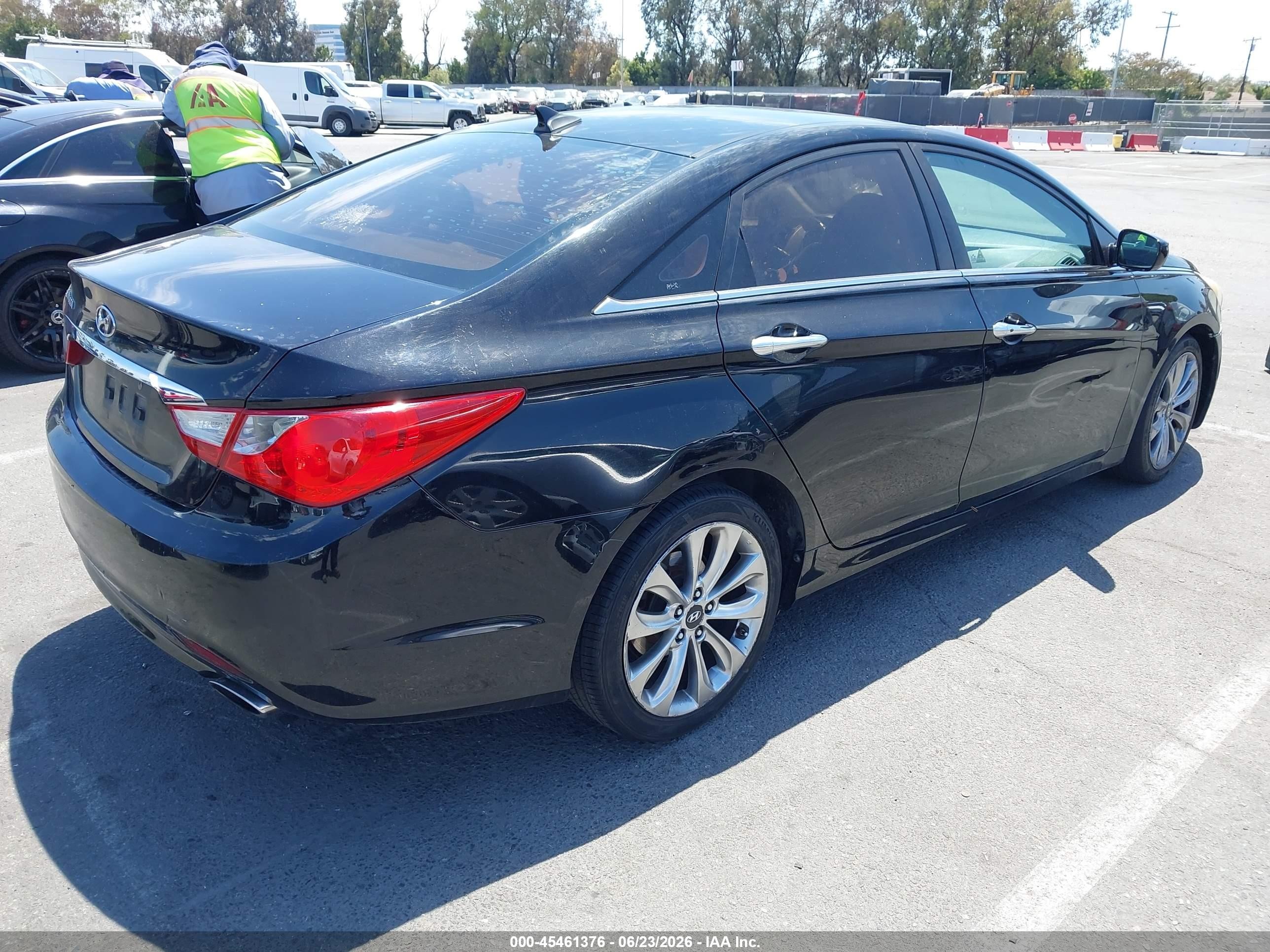 2011 Hyundai Sonata Se Black vin: 5NPEC4AC7BH063342