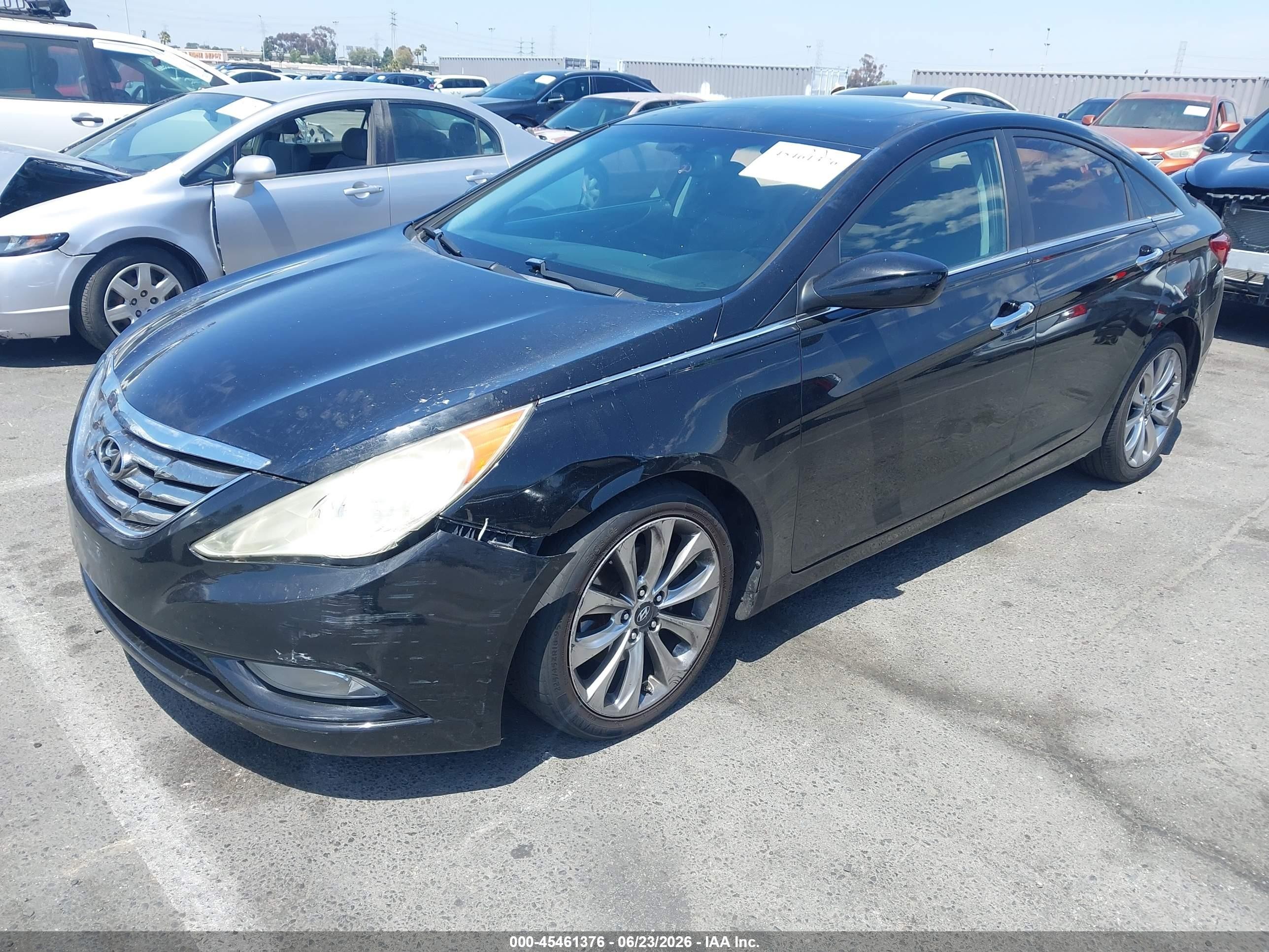 2011 Hyundai Sonata Se Black vin: 5NPEC4AC7BH063342