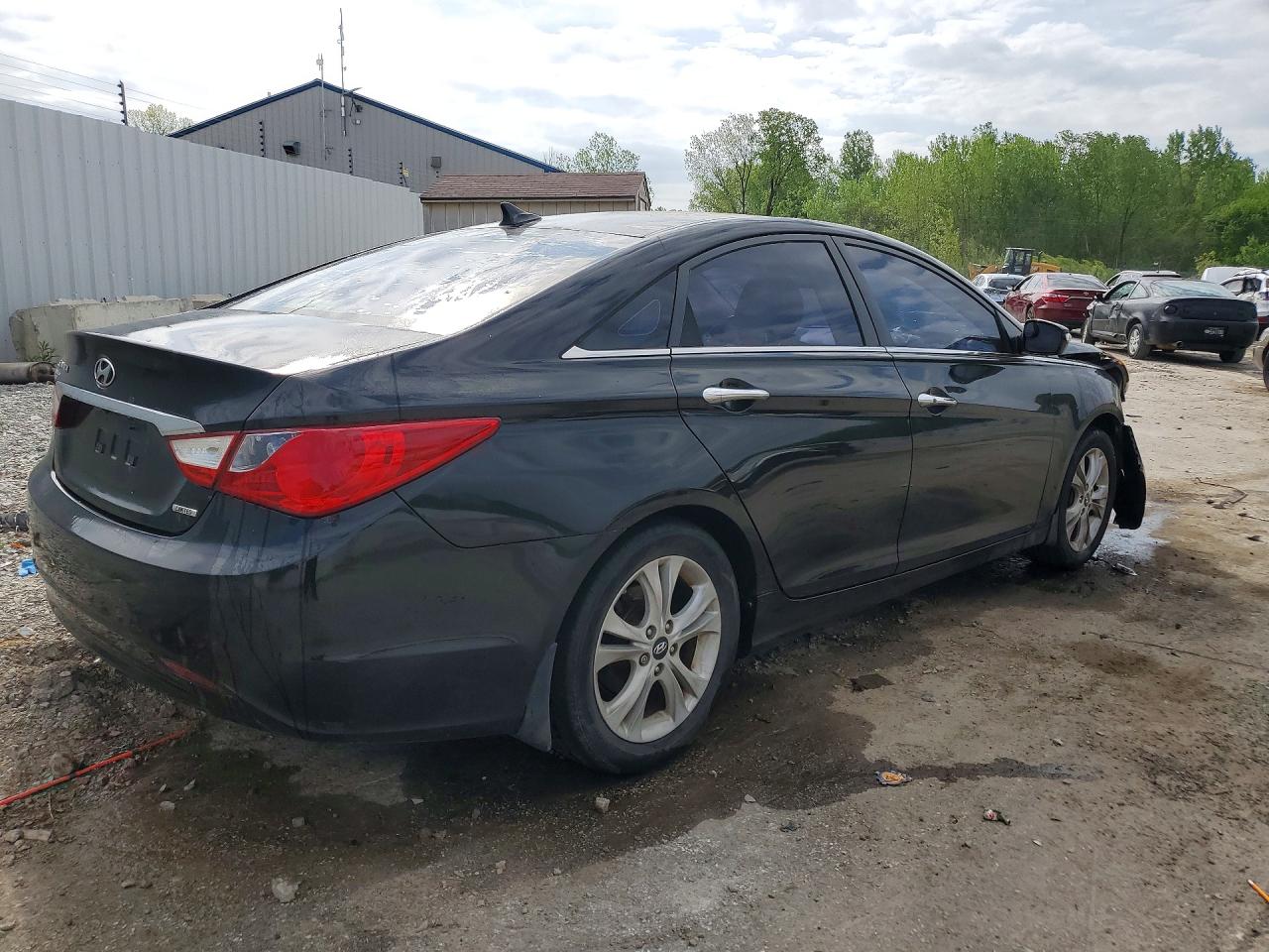 2011 Hyundai Sonata Limited Black vin: 5NPEC4AC7BH107758