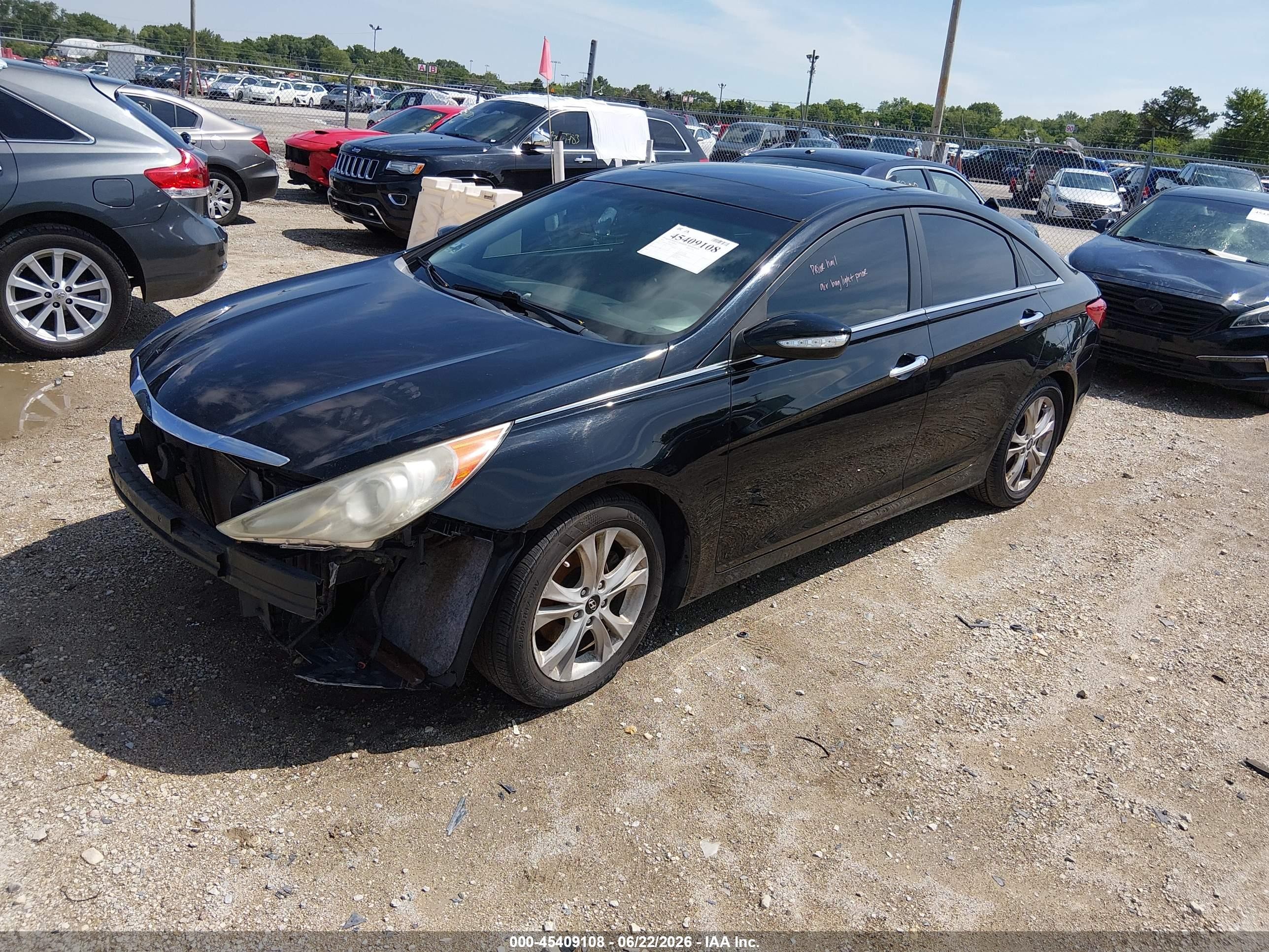 2011 Hyundai Sonata Limited Black vin: 5NPEC4AC7BH161173