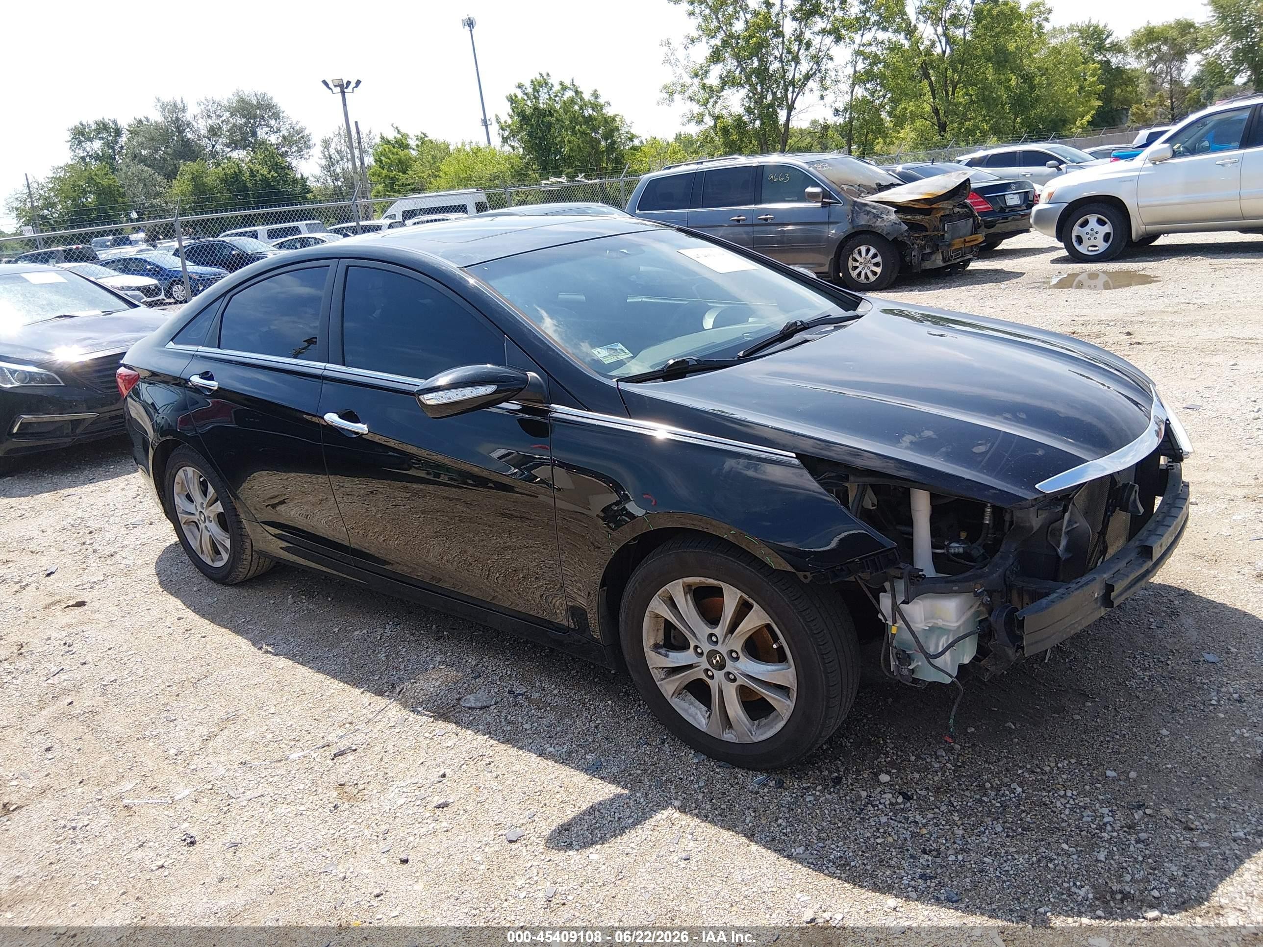 2011 Hyundai Sonata Limited Black vin: 5NPEC4AC7BH161173
