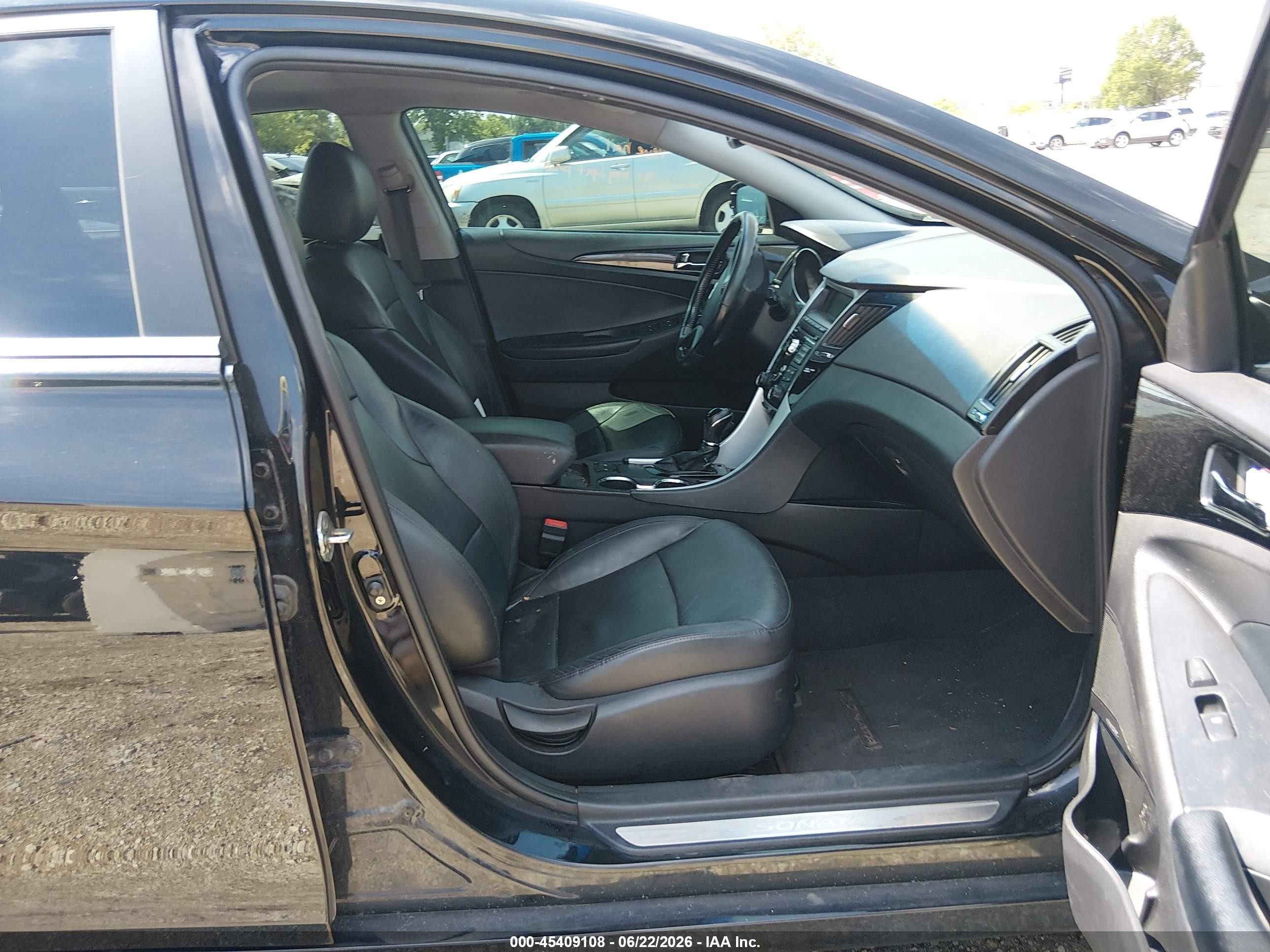2011 Hyundai Sonata Limited Black vin: 5NPEC4AC7BH161173