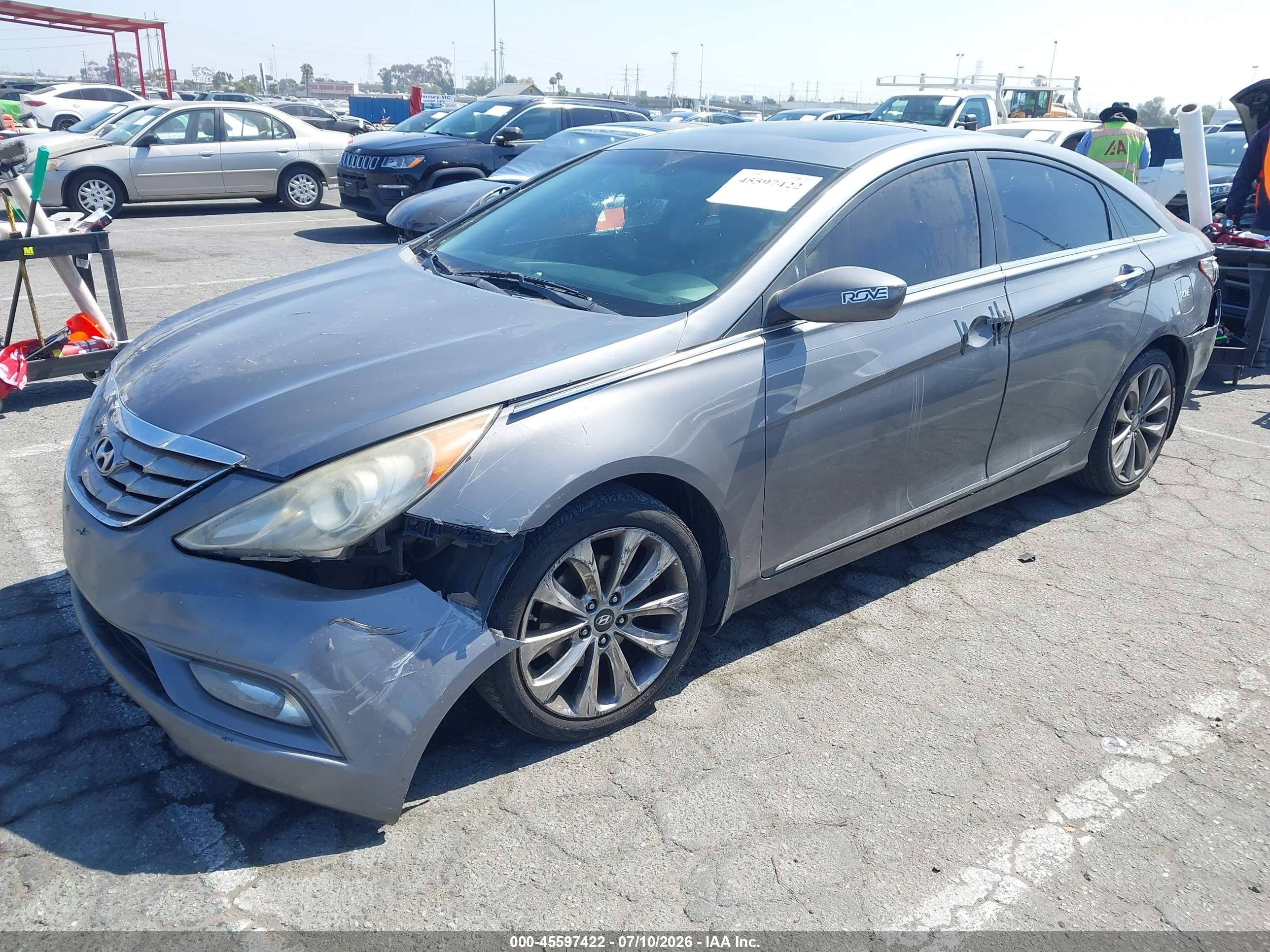 2011 Hyundai Sonata Se Gray vin: 5NPEC4AC7BH165272