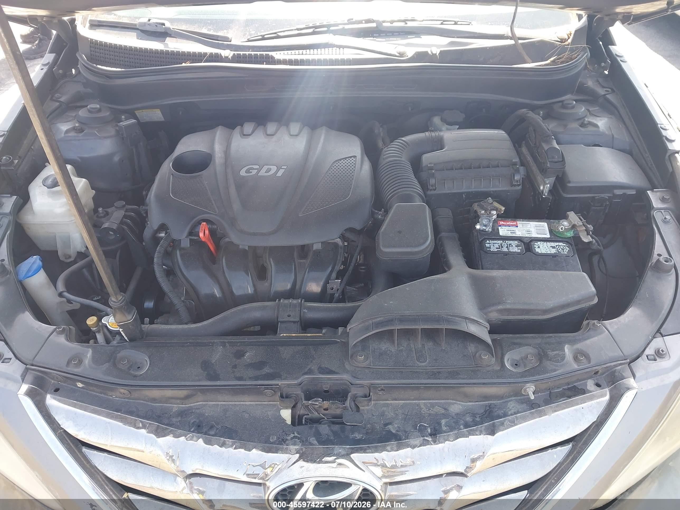 2011 Hyundai Sonata Se Gray vin: 5NPEC4AC7BH165272