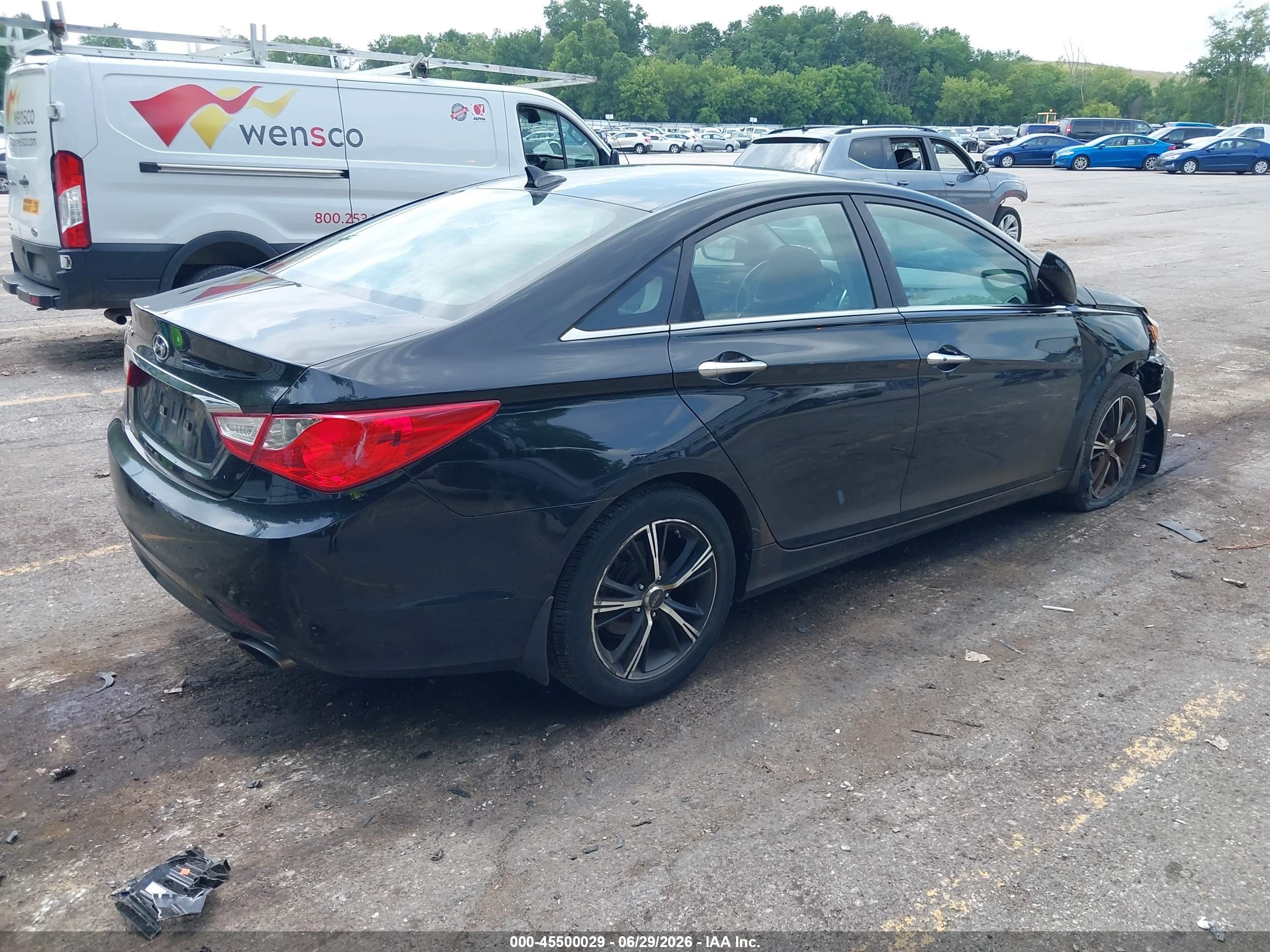 2011 Hyundai Sonata Se Black vin: 5NPEC4AC7BH172397